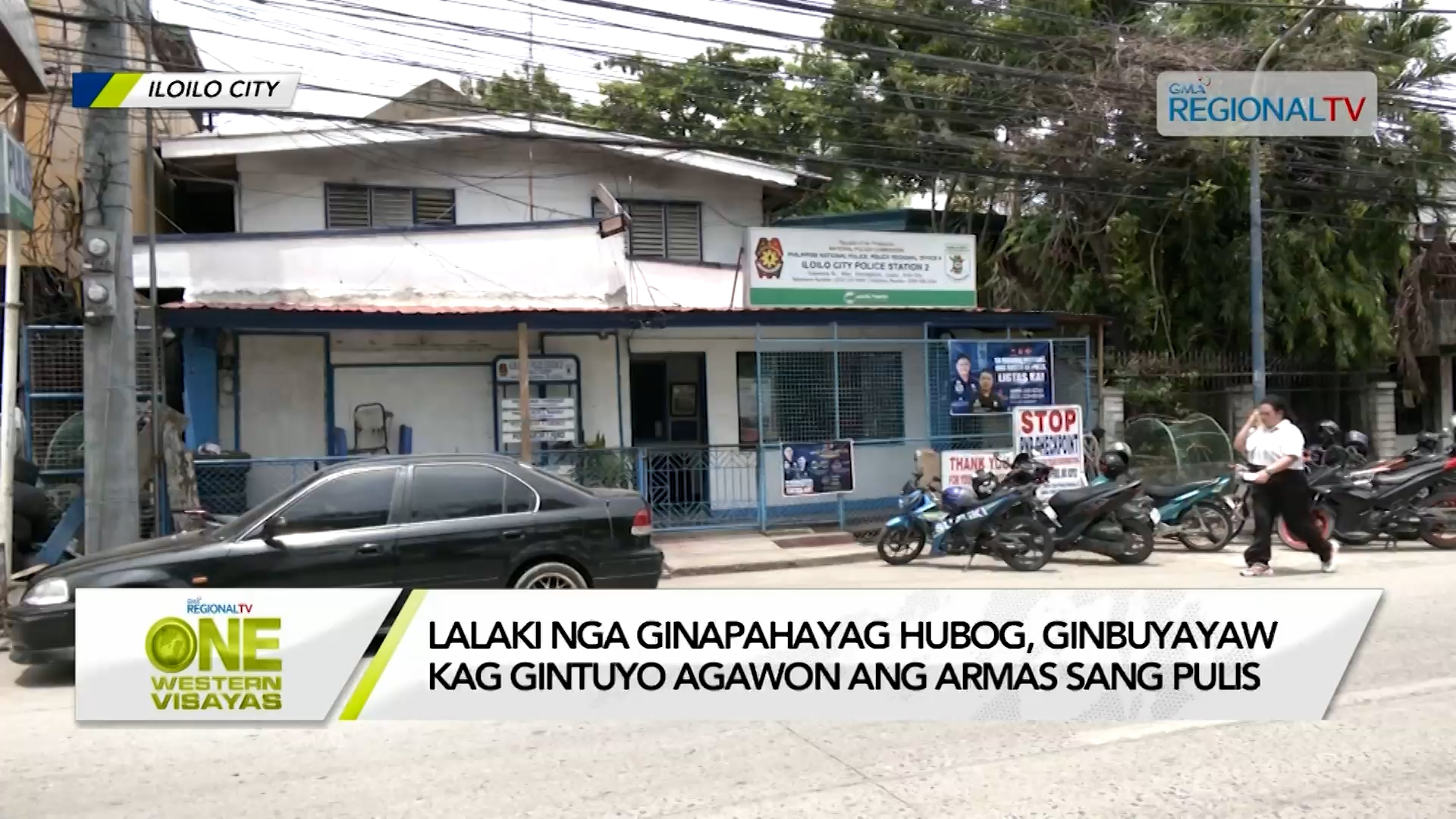 Lalaki nga ginapahayag hubog ginbuyayaw kag gintuyo agawon ang armas sang pulis