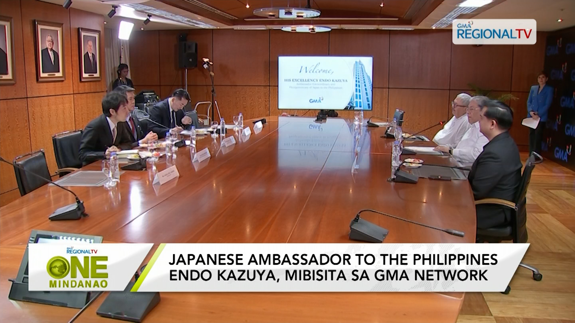 Japanese Ambassador to The Philippines Endo Kazuya, mibisita sa GMA Network