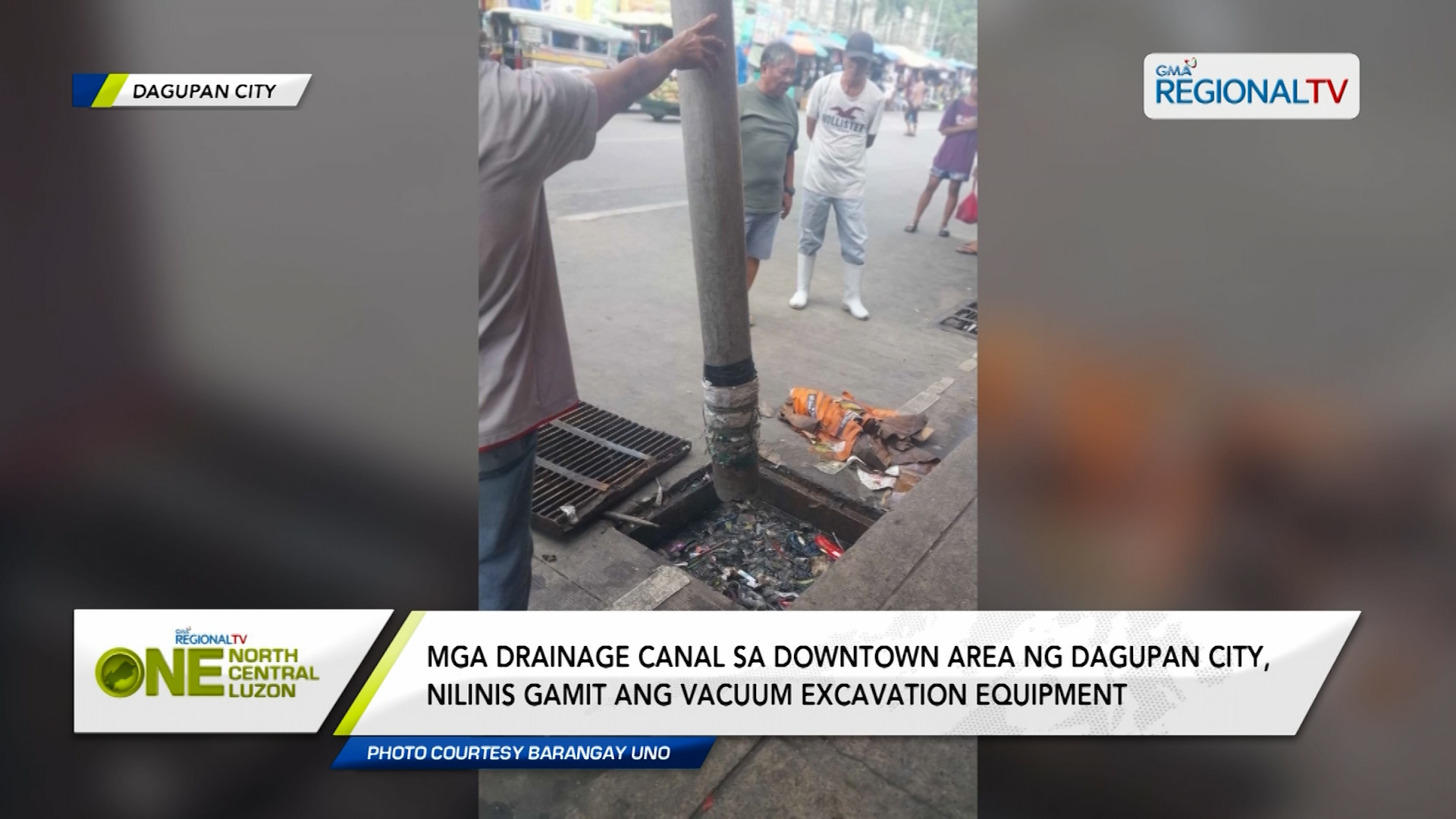 Mga drainage canal, nilinis gamit ang vacuum excavation equipment