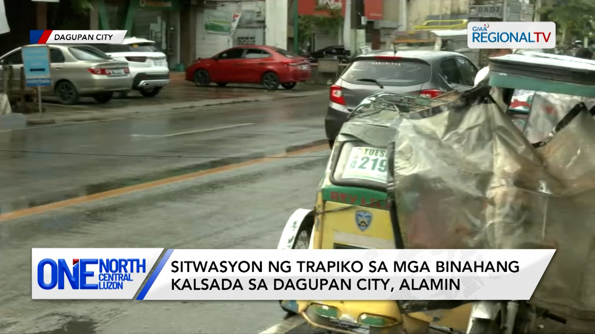 Sitwasyon sa mga binahang kalsada sa Dagupan City, alamin live!