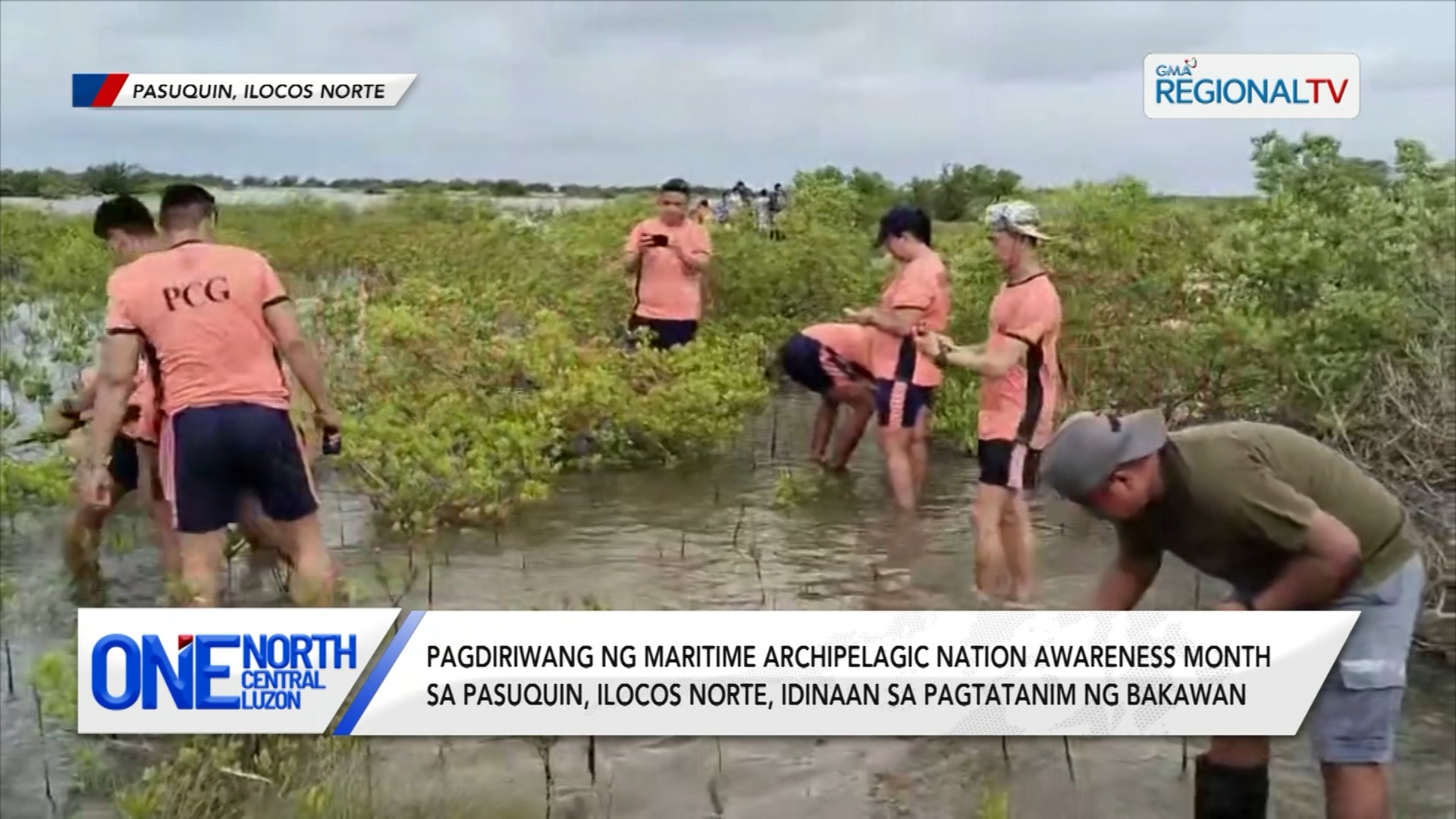 Maritime Archipelagic Awareness Month, idinaan sa pagtatanim ng bakawan