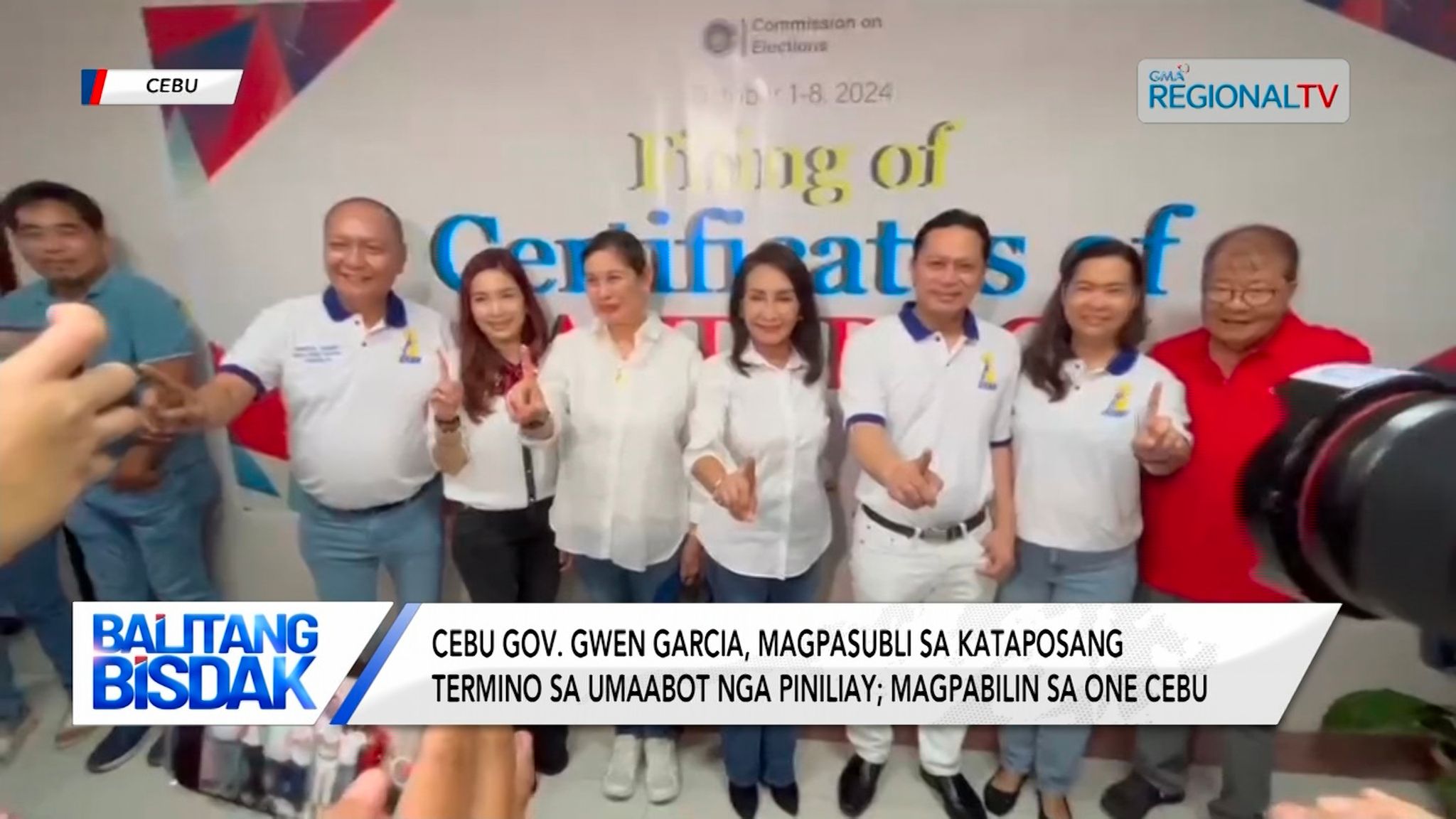 Cebu Gov. Gwen Garcia, magpapili pagbalik isip gobernador sa Cebu