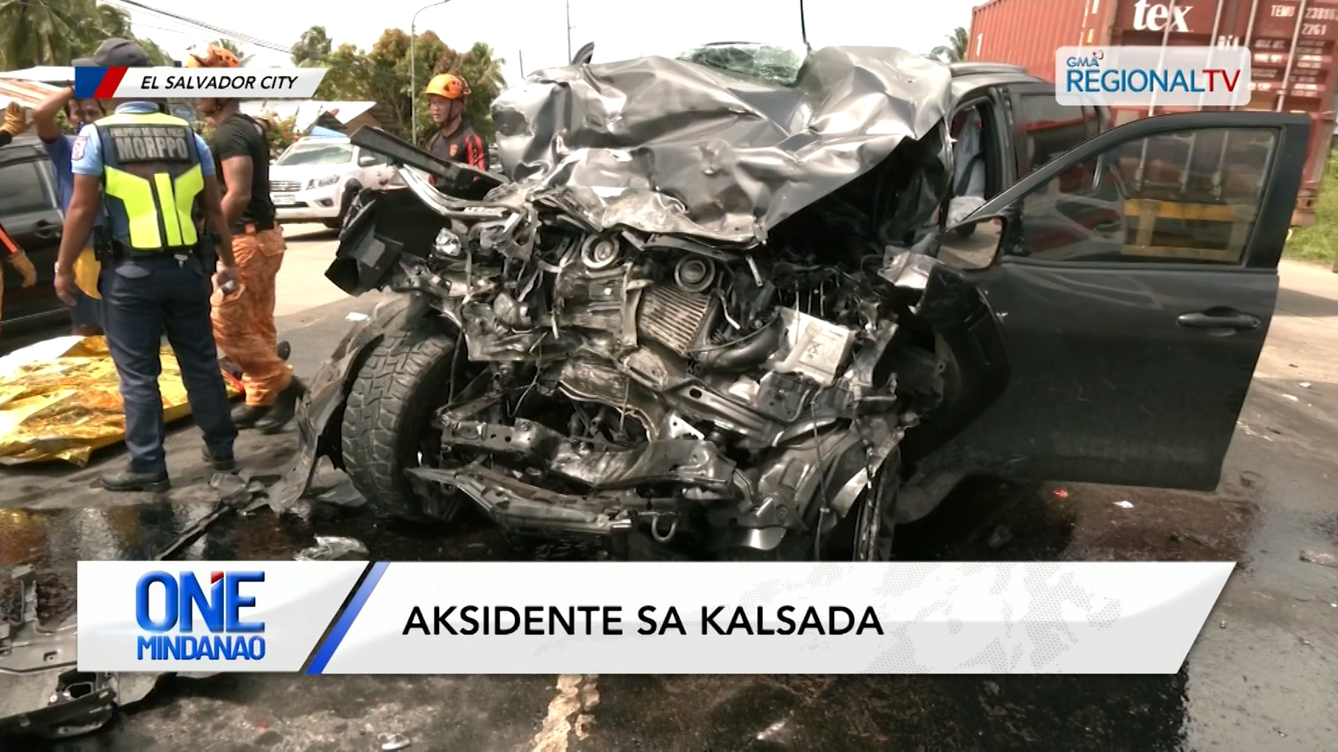 Duha patay human mibangga ang pickup truck sa trailer truck sa El Salvador City