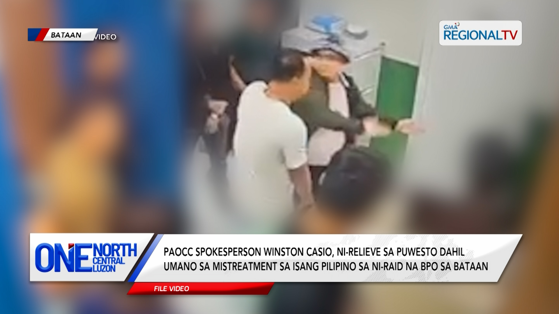 PAOCC spokesperson Winston Casio, ni-relieve sa puwesto