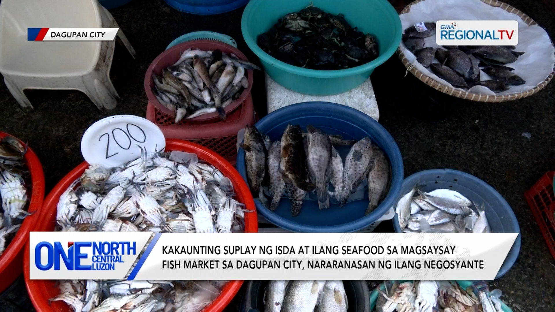 Kakaunting suplay ng isda sa Magsaysay Fish Market, nararanasan