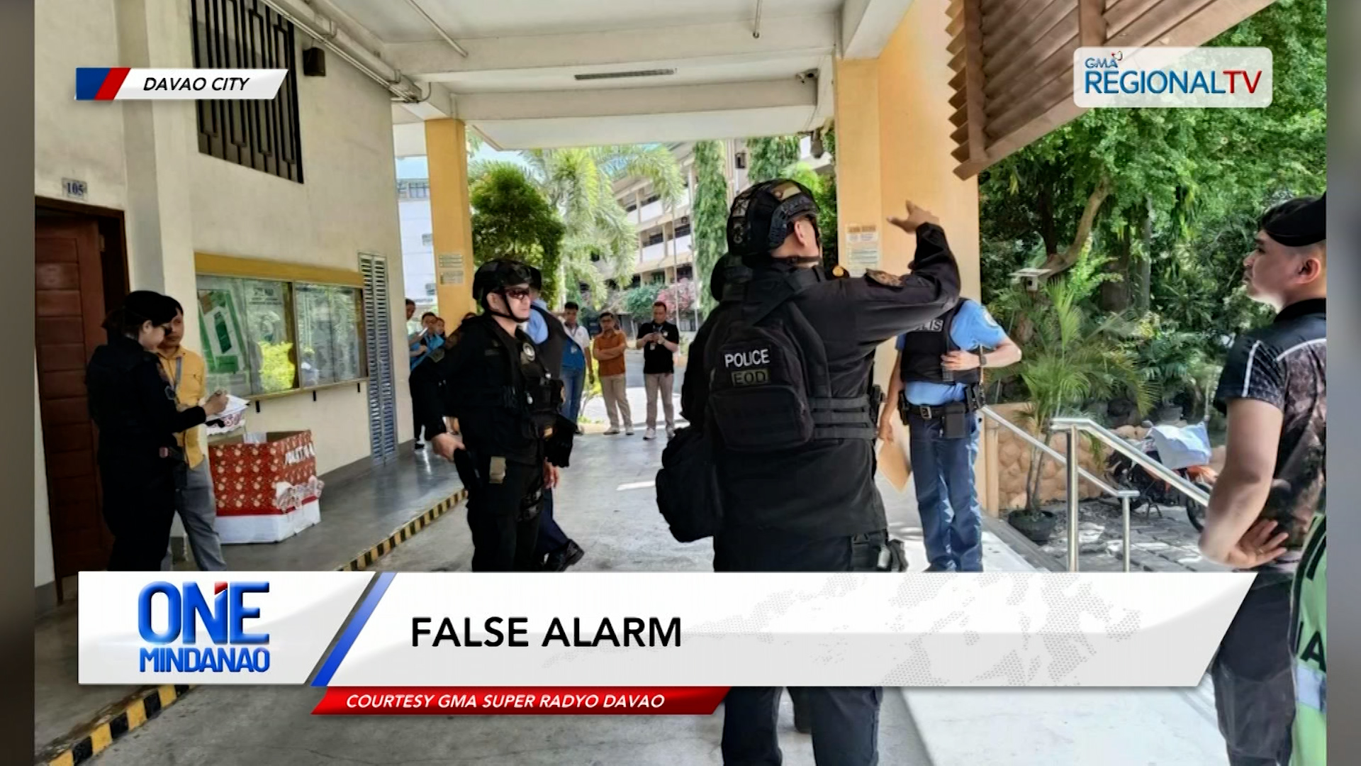 Tulunghaan sa Davao City, nakadawat og bomb threat; klase, suspendido