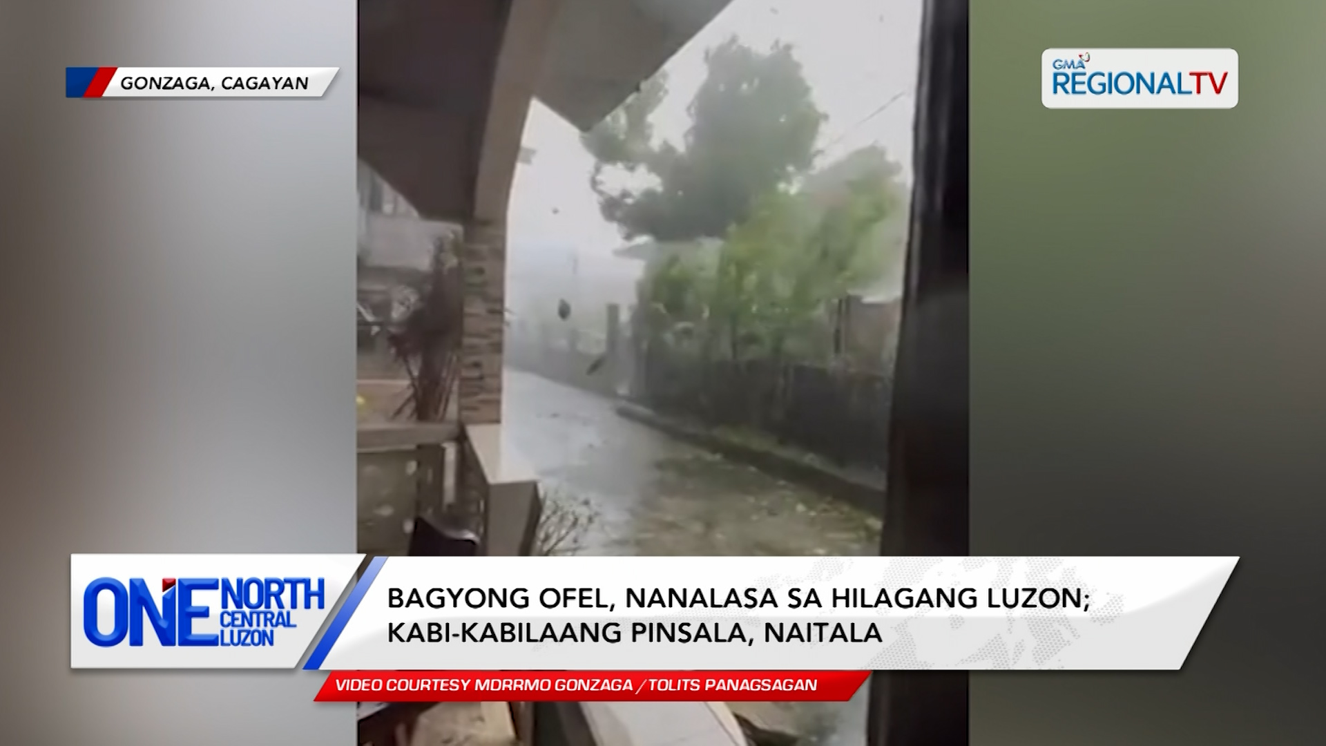 Bagyong Ofel, nanalasa sa Hilagang Luzon