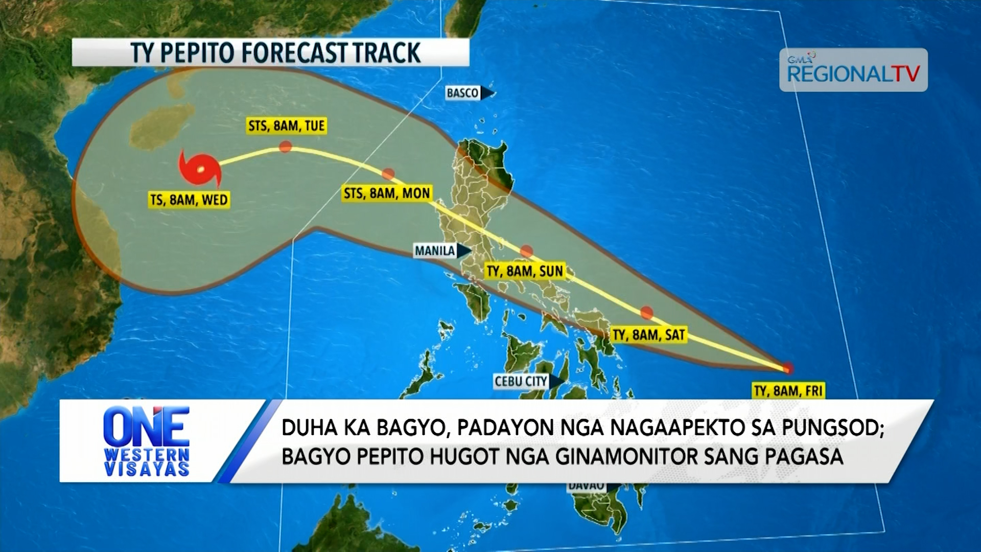 Pag-ulan-ulan, Mabatyagan sa Bahin sang Western Visayas sini nga Weekend