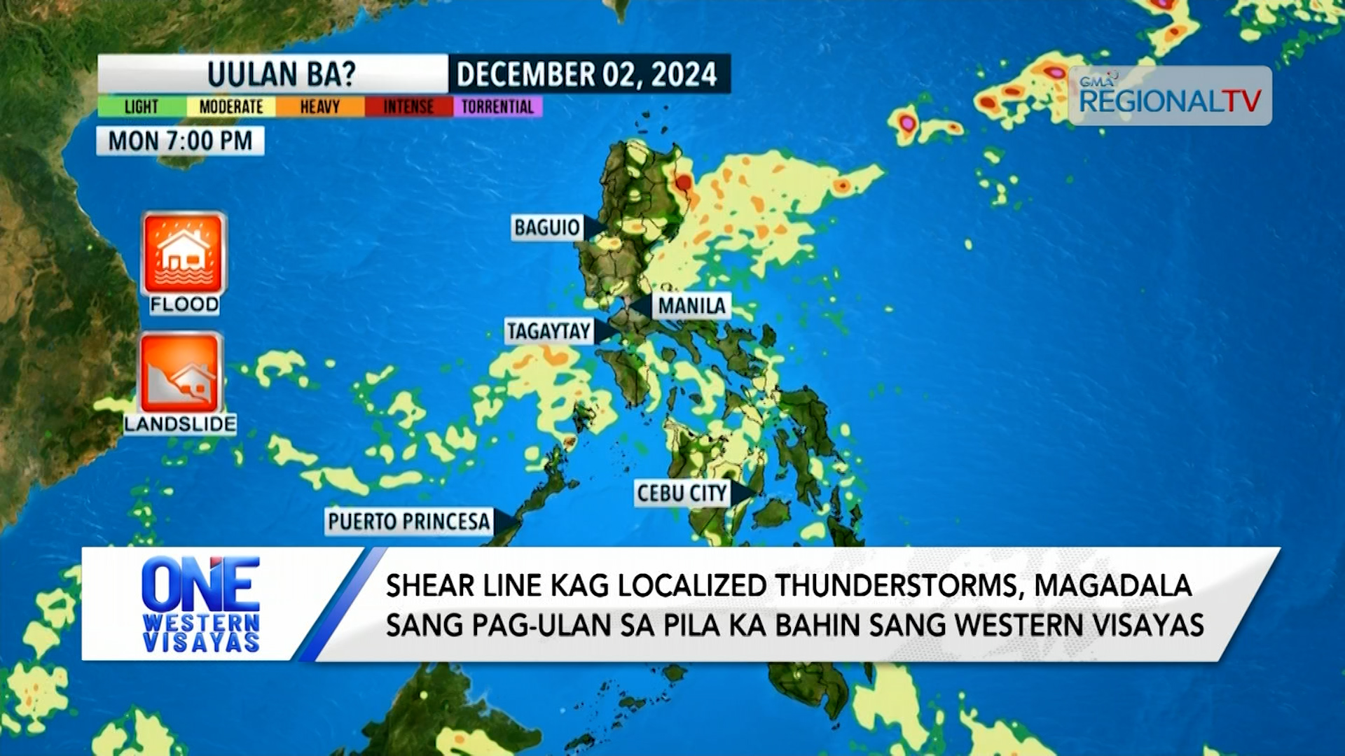 Shear line Kag Thunderstorms, Magadala sang Ulan sa  Western Visayas