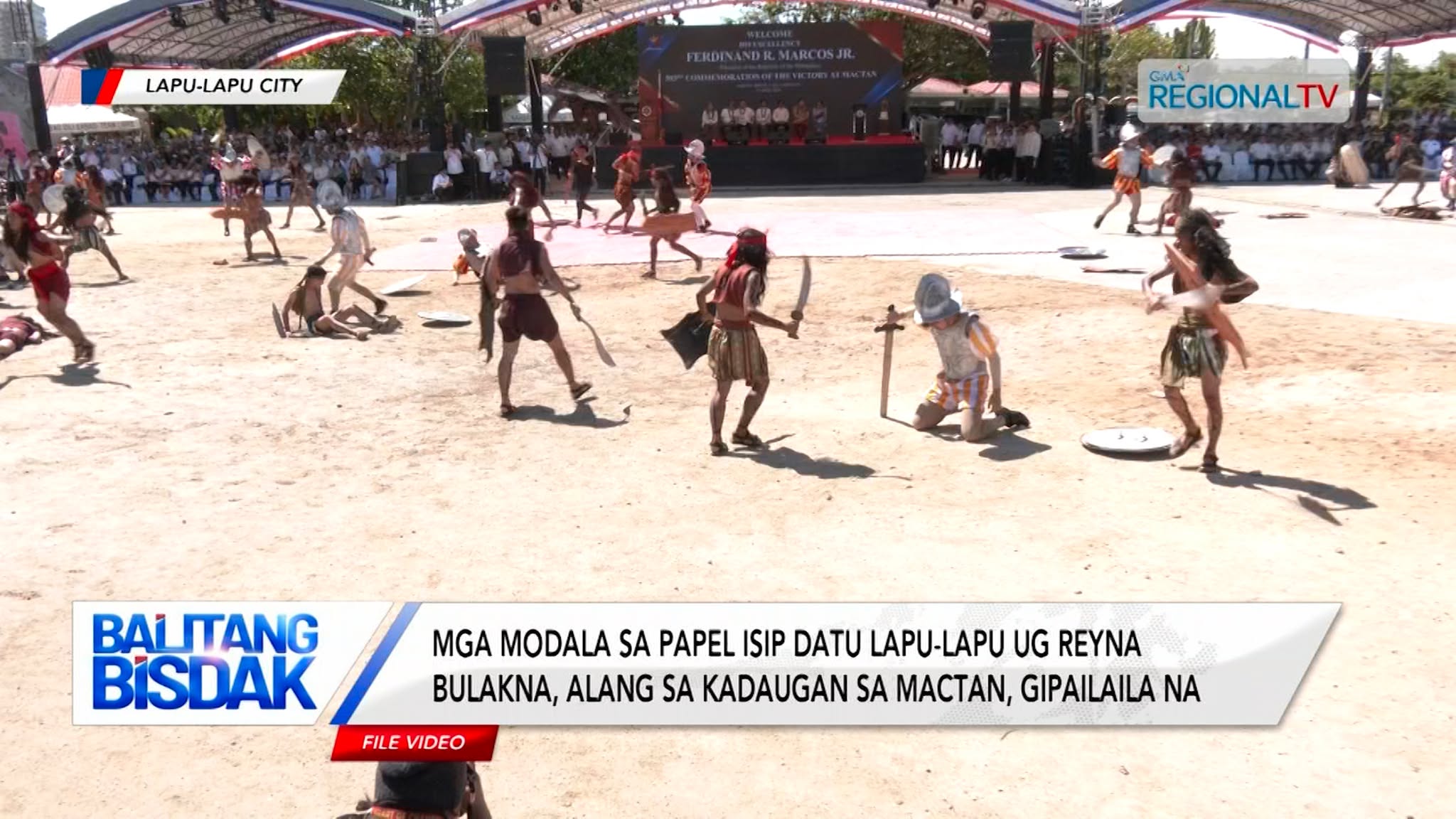 Modala isip Datu Lapulapu ug Reyna Bulakna sa ‘Kadaugan Sa Mactan,’ gipailaila na