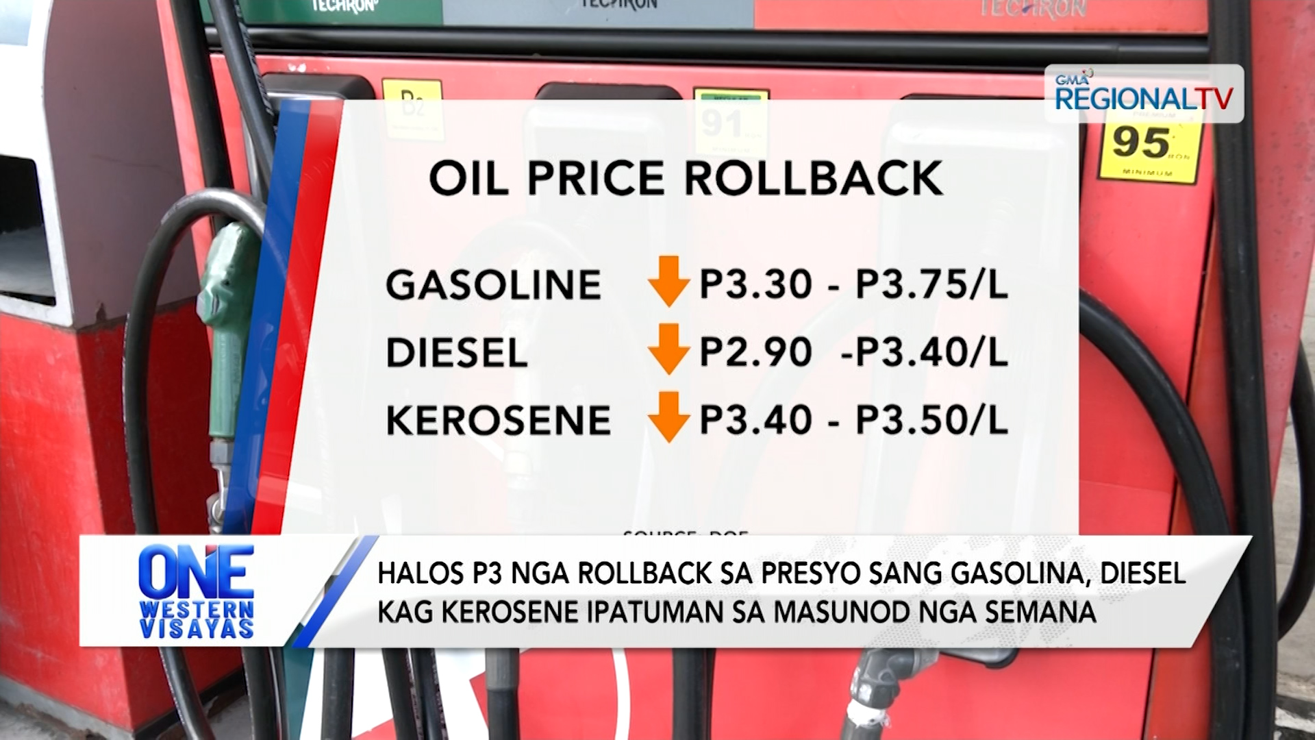 Big-Time Oil Price Rollback sa Martes Santo