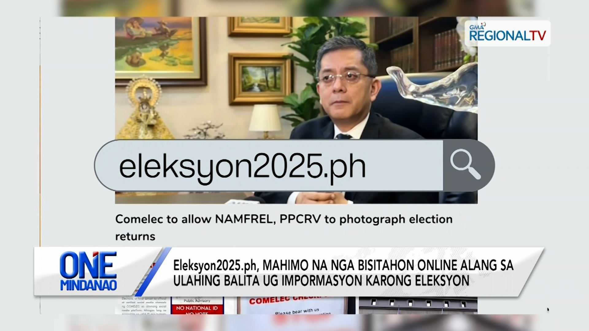 Eleksyon2025.ph, mahimong bisitahon online alang sa ulahing balita