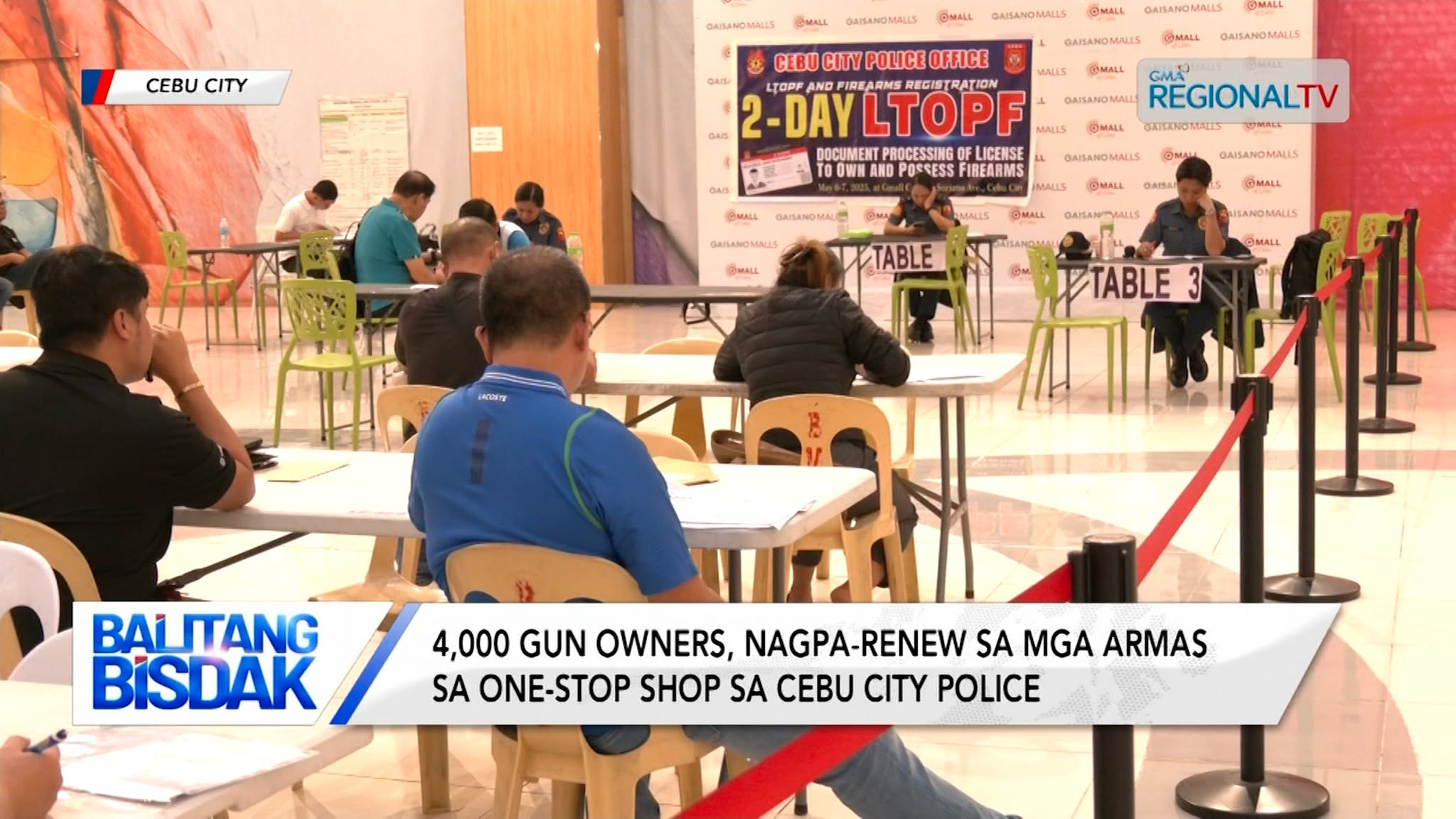 4,000 gun owners, nagpa-renew sa mga armas sa one-stop shop sa Cebu City Police