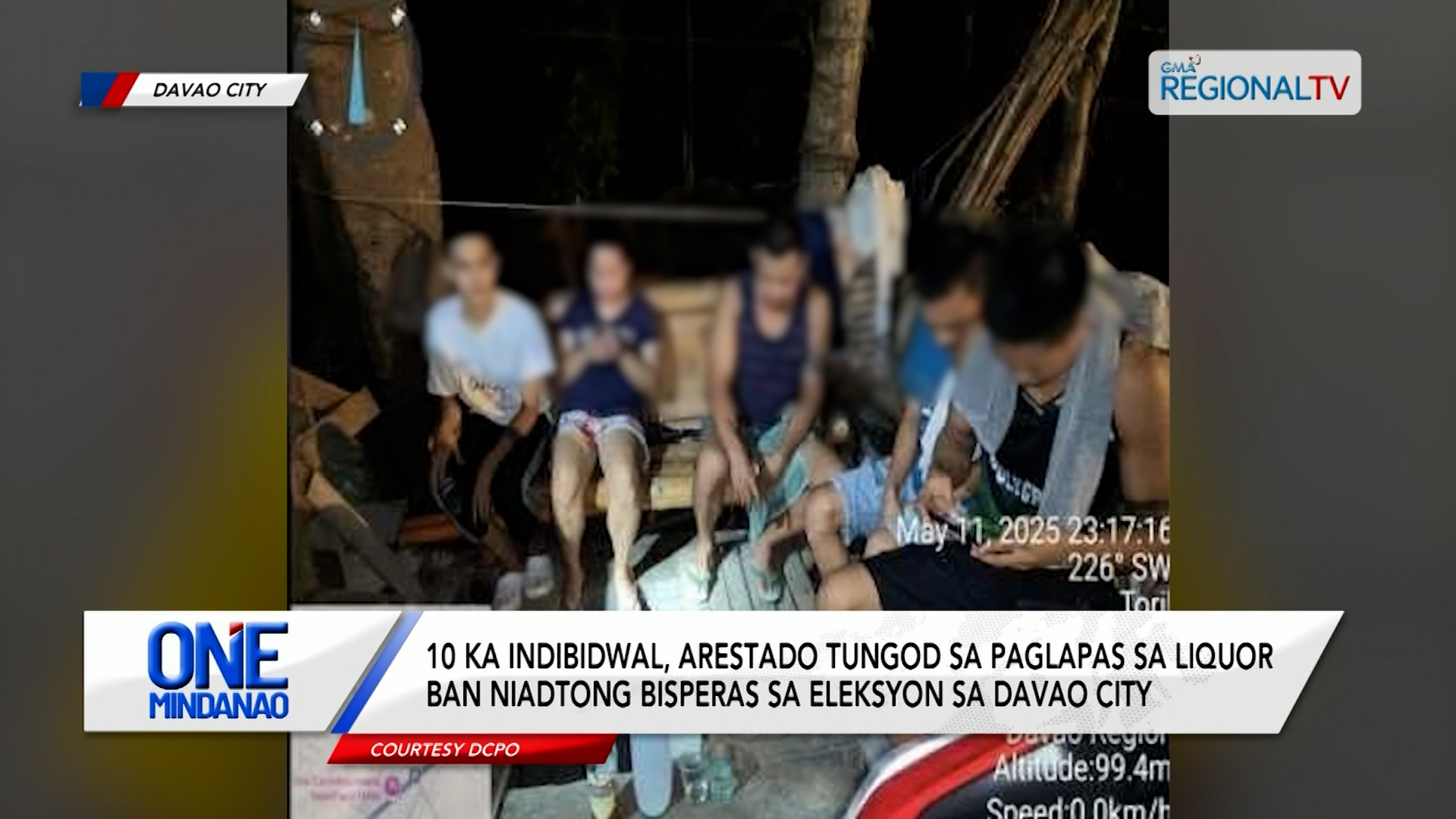 10 indibidwal, arestado tungod sa paglapas sa liquor ban bisperas sa eleksyon
