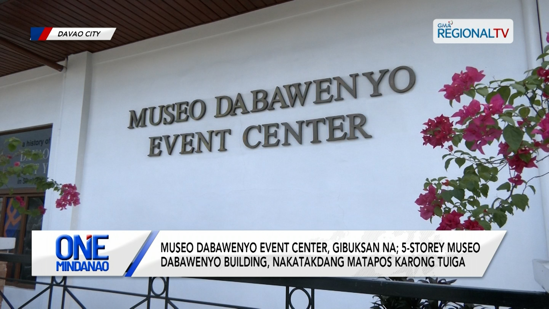 Museo Dabawenyo Event Center, gibuksan na
