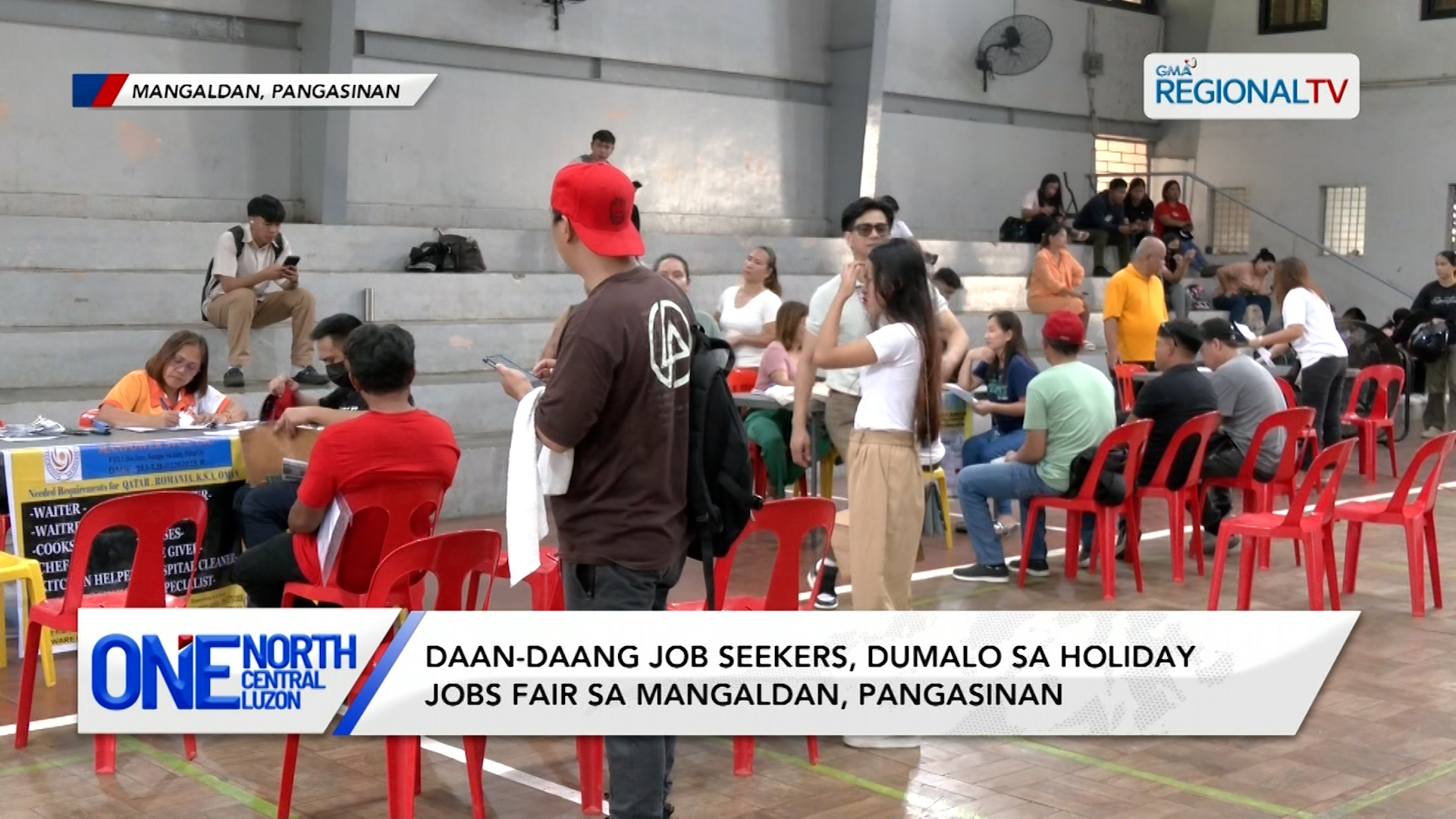 Daan-daang job seekers, dumalo sa Holiday Jobs Fair sa Mangaldan