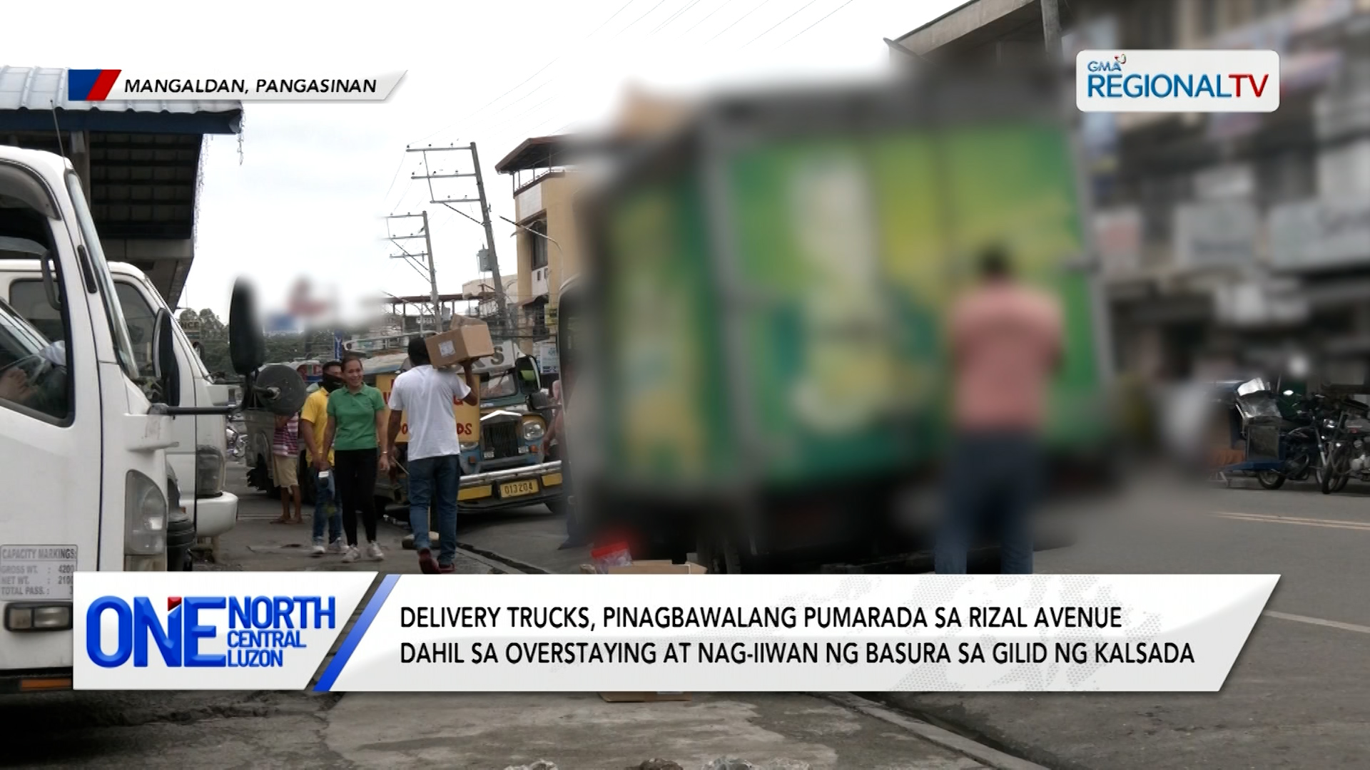 Delivery trucks, pinagbawalang pumarada sa Rizal Ave. dahil sa overstaying