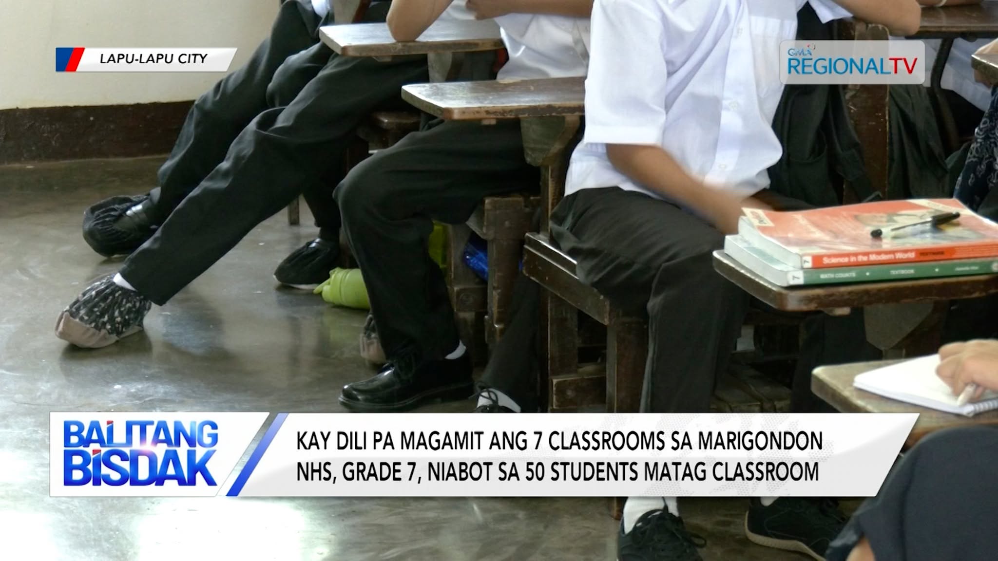 Marigondon National High School, nakasinati og kakuwangan sa classrooms