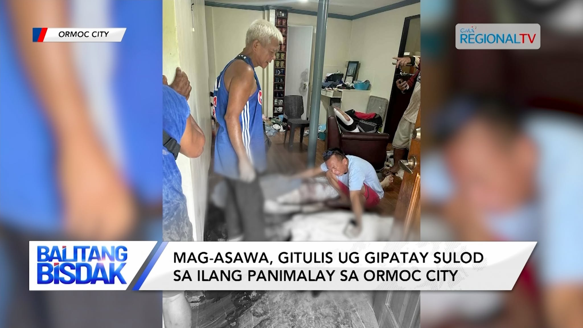 Mag-asawa, posibleng gitulis ug gipatay sulod sa ilang balay sa Ormoc City