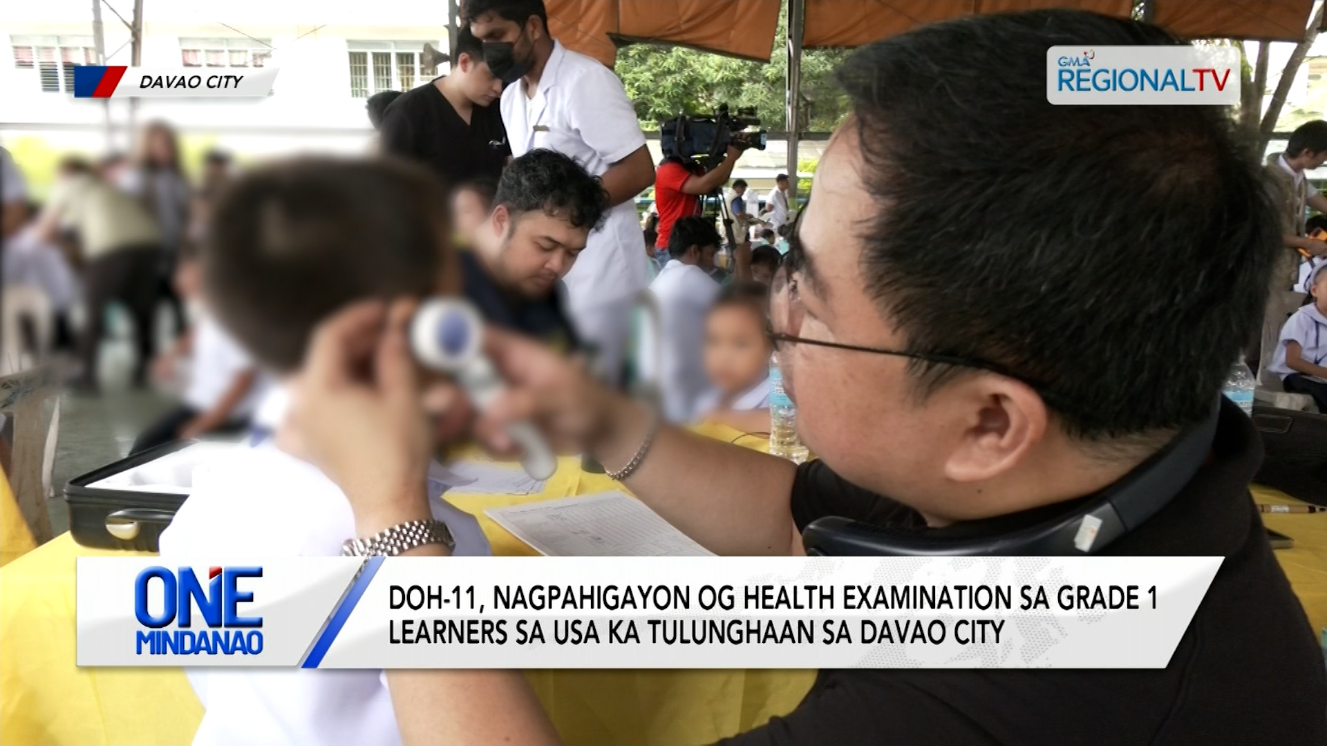DOH-11, nagpahigayon og health examination sa grade 1 learners sa Davao City