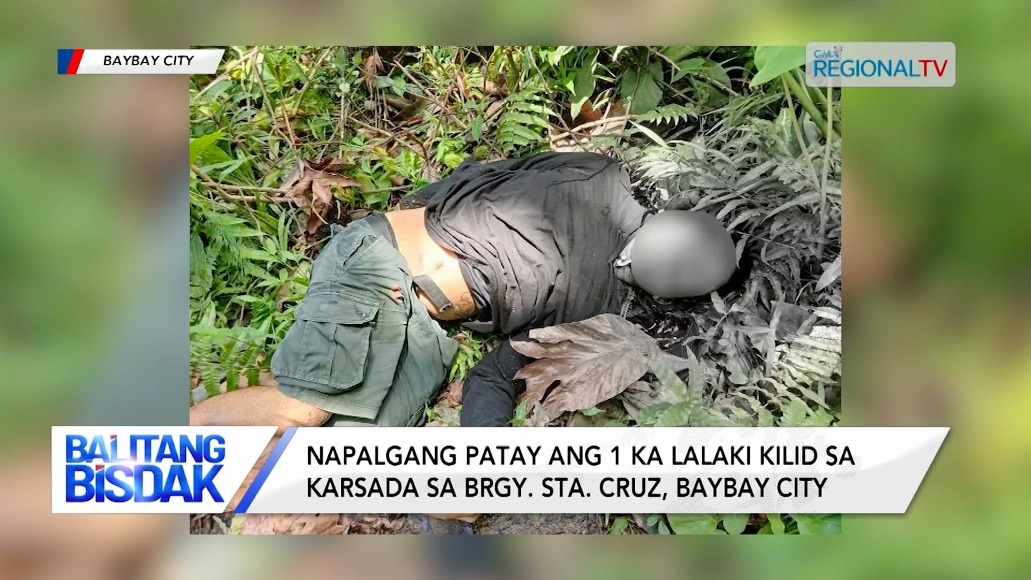 Napalgang wala na’y kinabuhi ang lalaki kilid sa karsada sa Baybay City