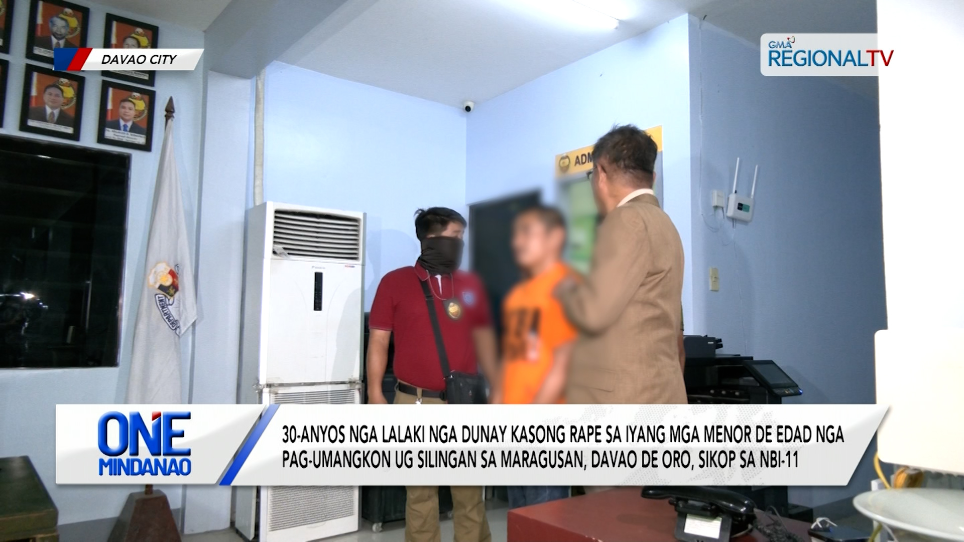 30-anyos nga lalaki nga dunay kasong rape, sikop sa NBI-11