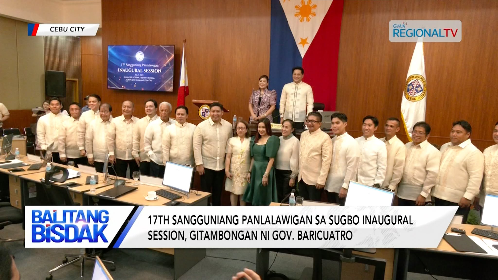 17th SP sa Sugbo Inaugural Session, gitambongan ni Gov. Pam Baricuatro