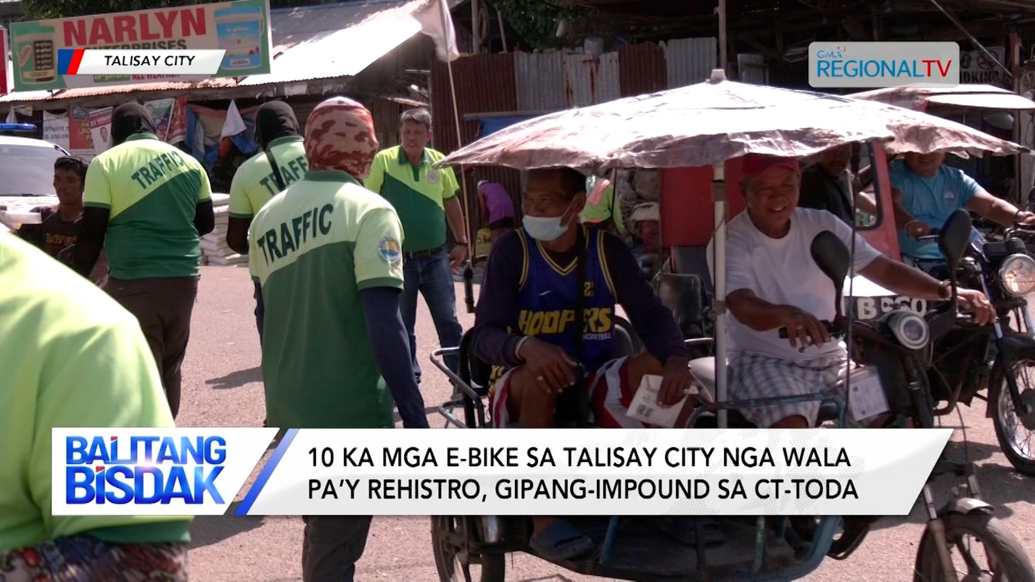10 ka e-bike sa Talisay City nga wala pa’y rehistro, gipang-impound sa CT-TODA