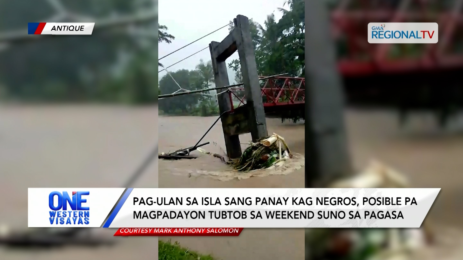 Pagbinaha tuga sang mamunog nga ulan sa pila ka lugar sa Antique kag Iloilo | One Western Visayas