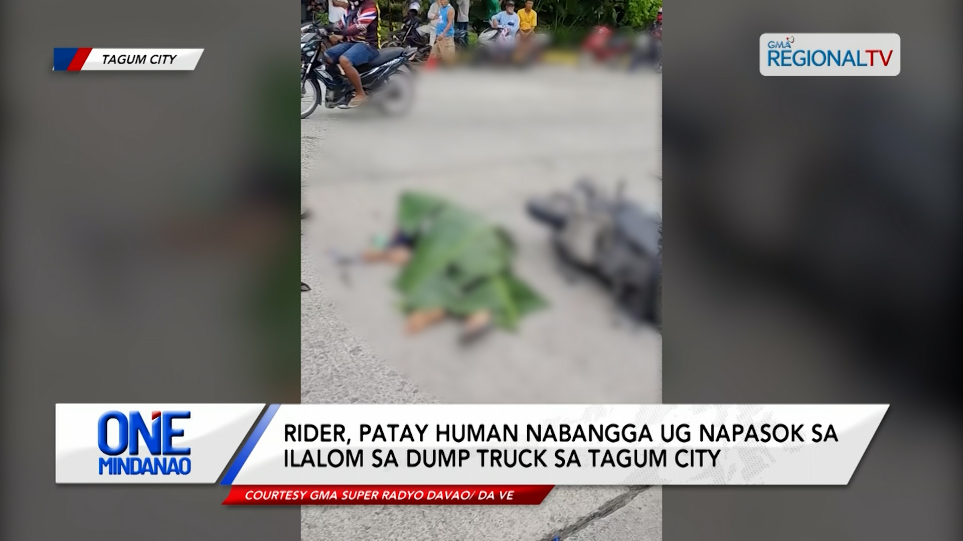 Rider, patay human napasok sa ilalom sa dump truck sa Tagum City | One Mindanao