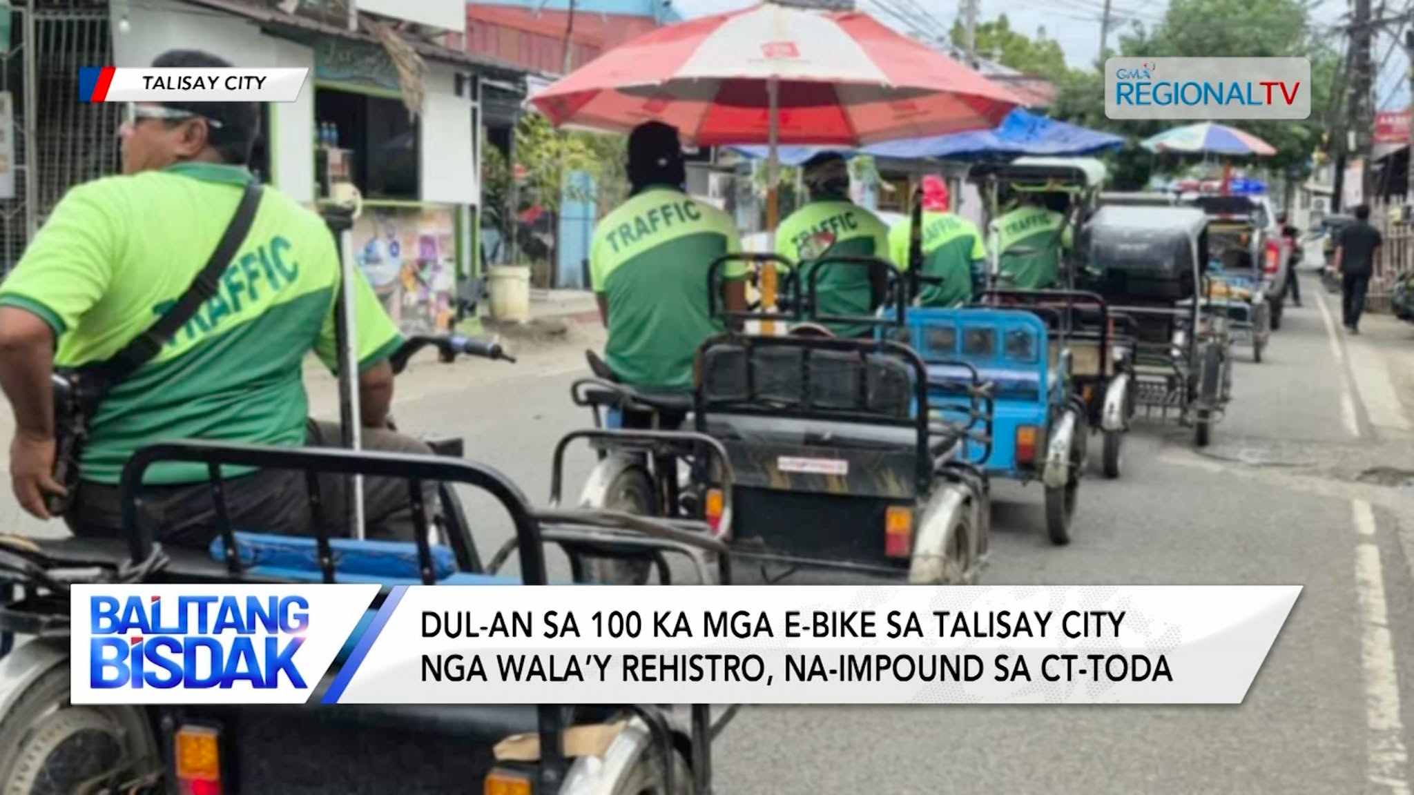 Dul-an sa 100 ka e-bike sa Talisay City nga wala’y rehistro, na-impound sa CT-TODA | Balitang Bisdak