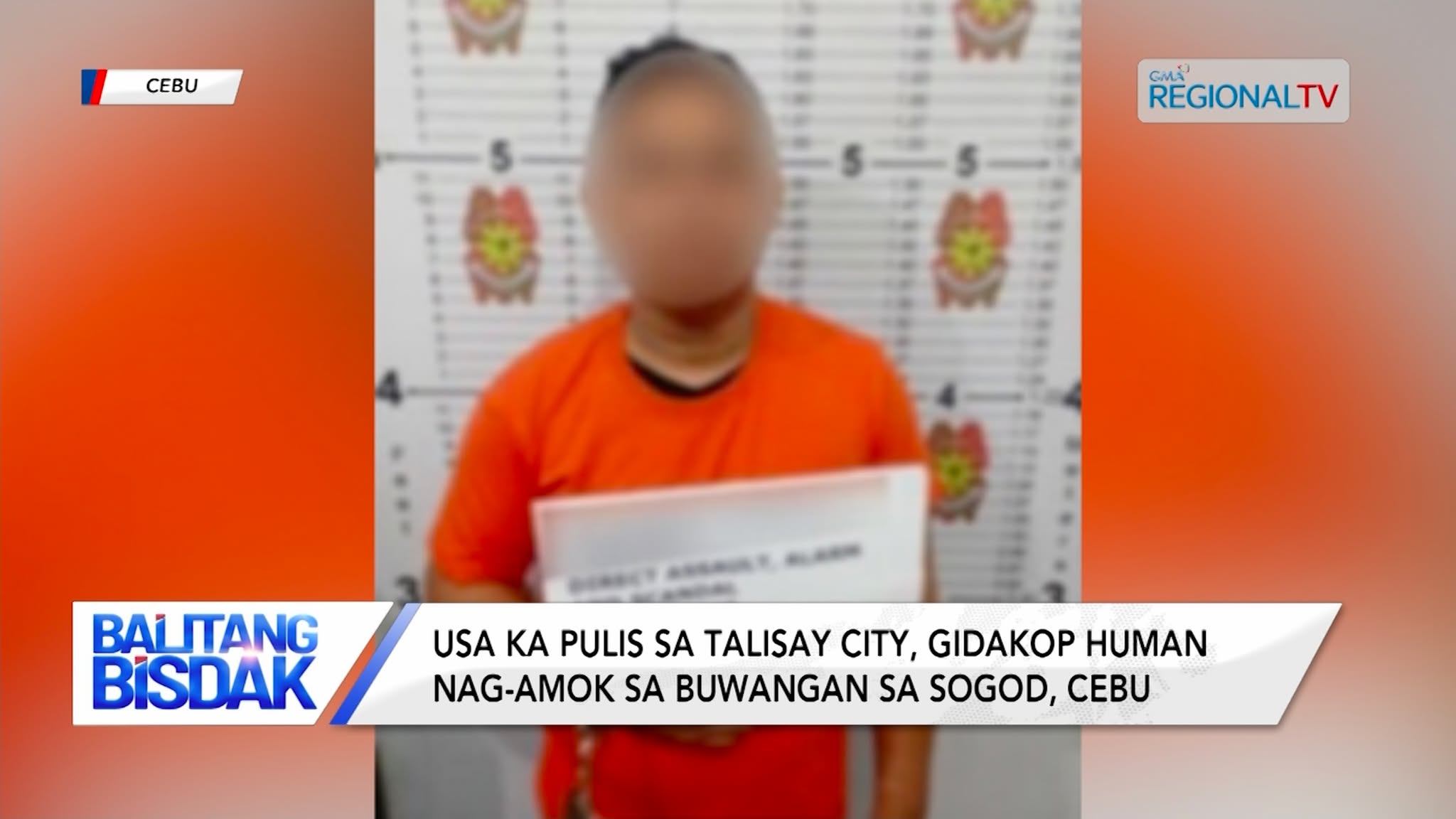 1 ka pulis sa Talisay City, gidakop human nag-amok sa buwangan sa Sogod, Cebu | Balitang Bisdak
