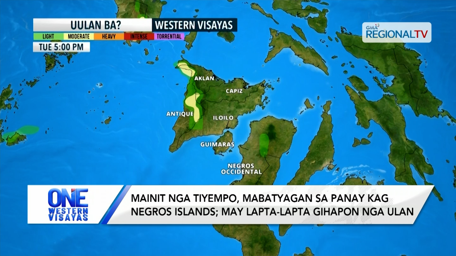 Mainit nga tiyempo, mabatyagan sa Panay kag Negros islands; may ulan gihapon | One Western Visayas