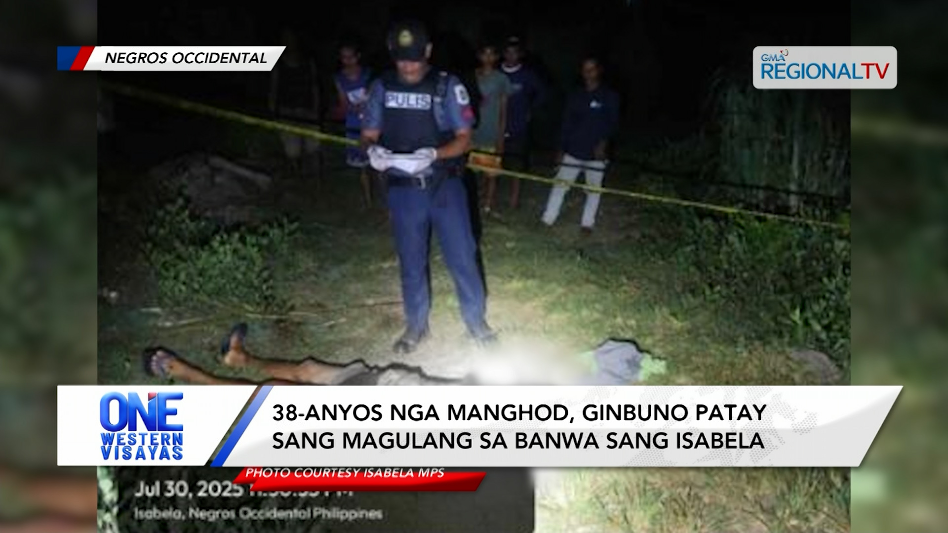 Pedicab driver, gintiro samtang manghod, ginbuno ang magulang sa Negros | One Western Visayas