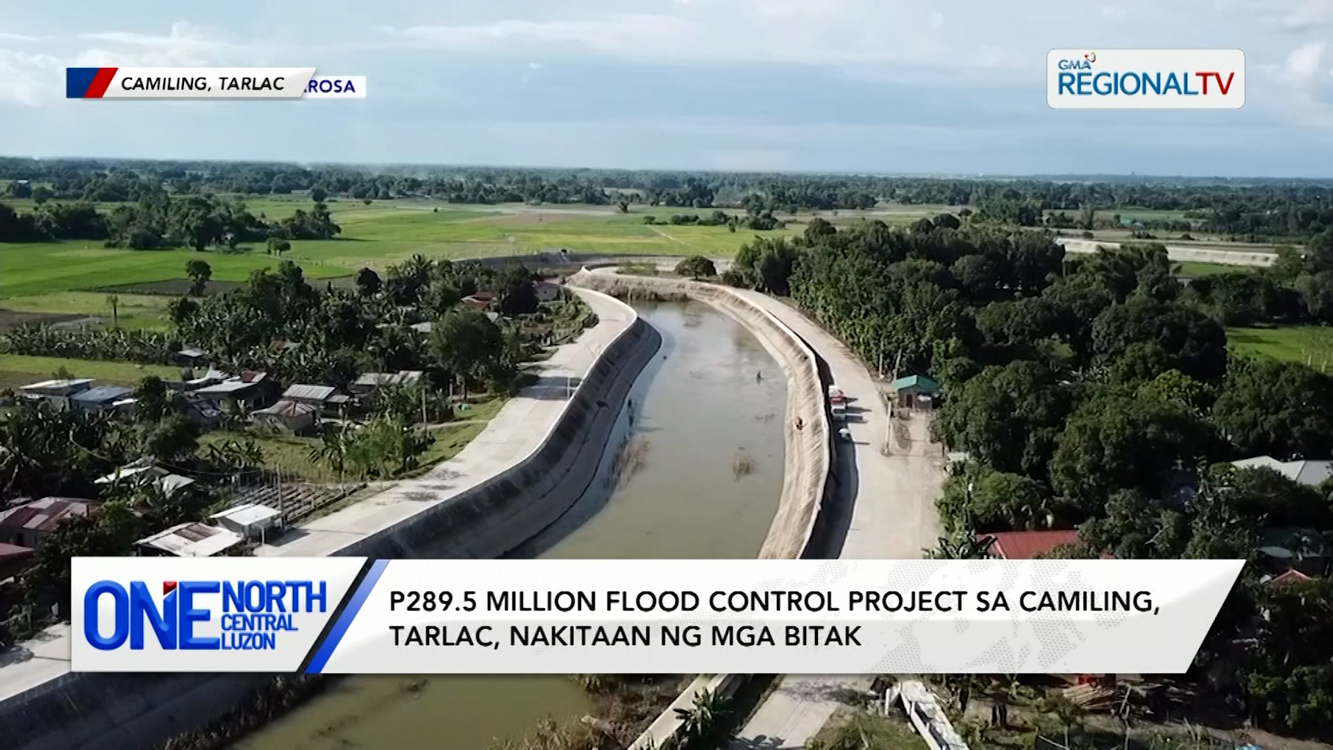 P289.5 million flood control project sa Tarlac, nakitaan ng mga bitak | One North Central Luzon