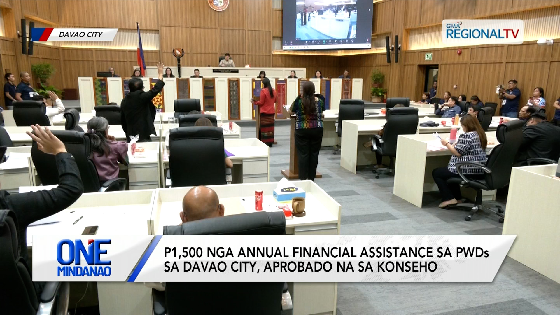 P1,500 nga annual financial assistance sa PWDs sa Davao City, aprobado na | One Mindanao