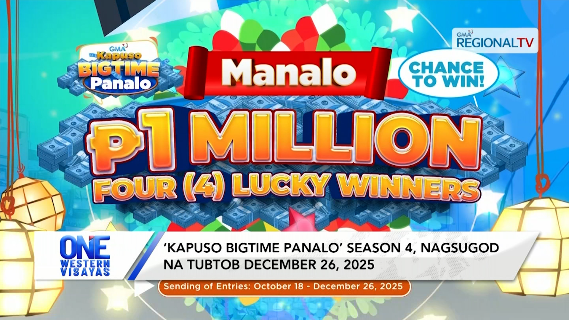 ‘Kapuso Bigtime Panalo’ season 4, nagsugod na tubtob December 26, 2025 | One Western Visayas