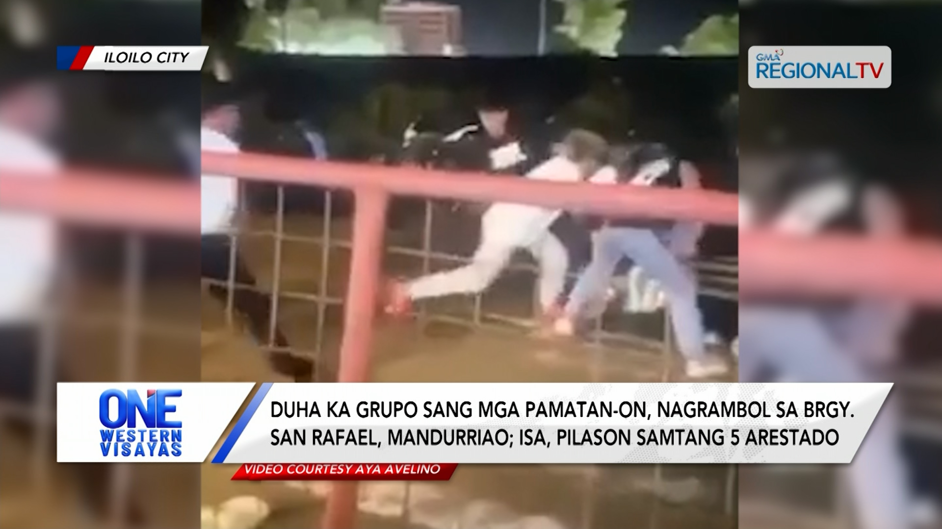 Duha ka grupo sang mga pamatan-on, nagrambol sa Brgy. San Rafael, Mandurriao | One Western Visayas