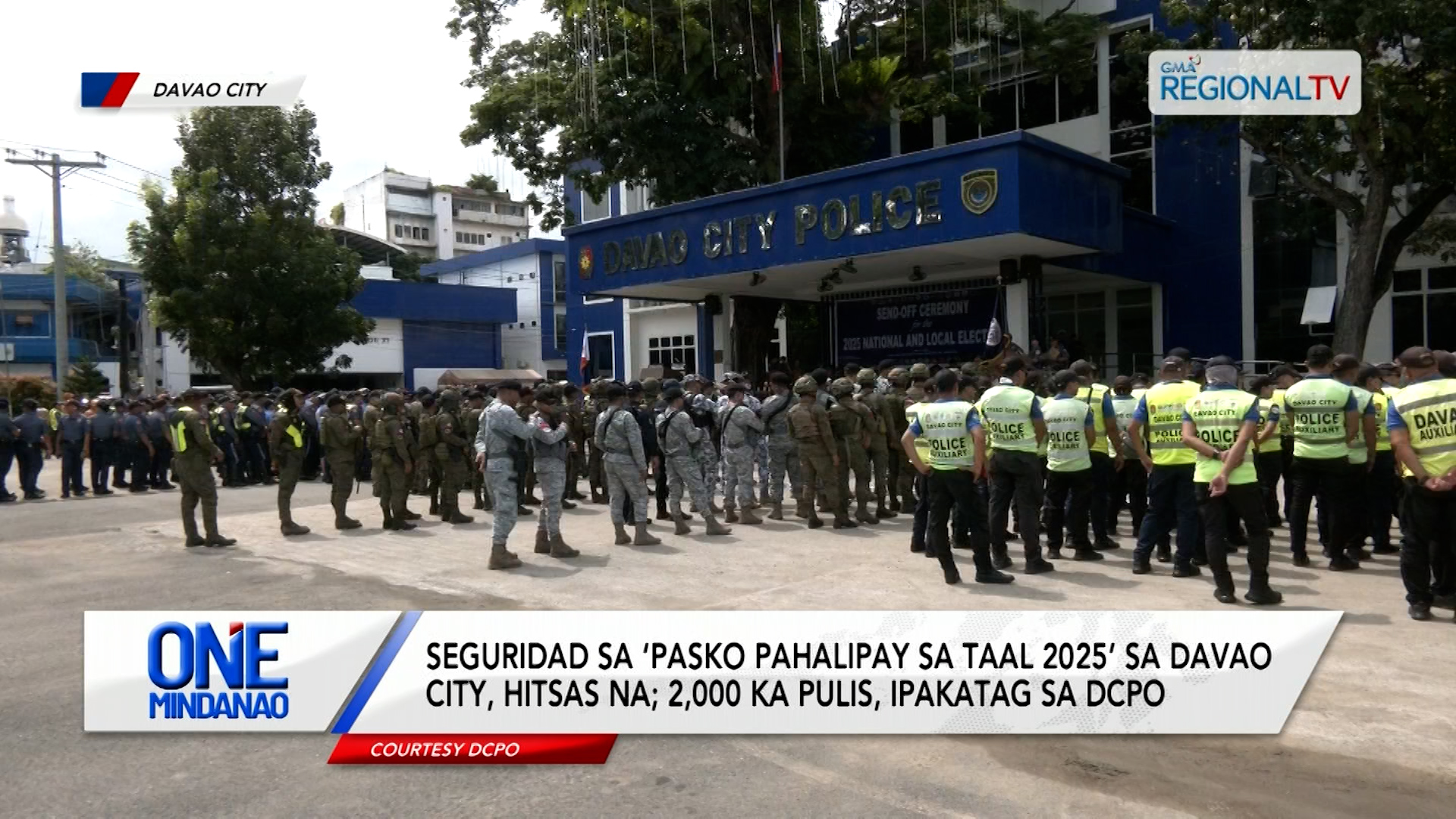 2,000 pulis, ipakatag sa DCPO sa ‘Pasko Pahalipay sa Taal 2025’ sa Davao City | One Mindanao