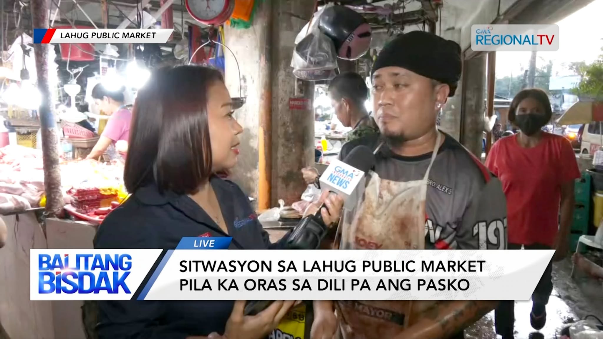 Sitwasyon sa Lahug Public Market Pila ka Oras sa Dili pa ang Pasko | Balitang Bisdak