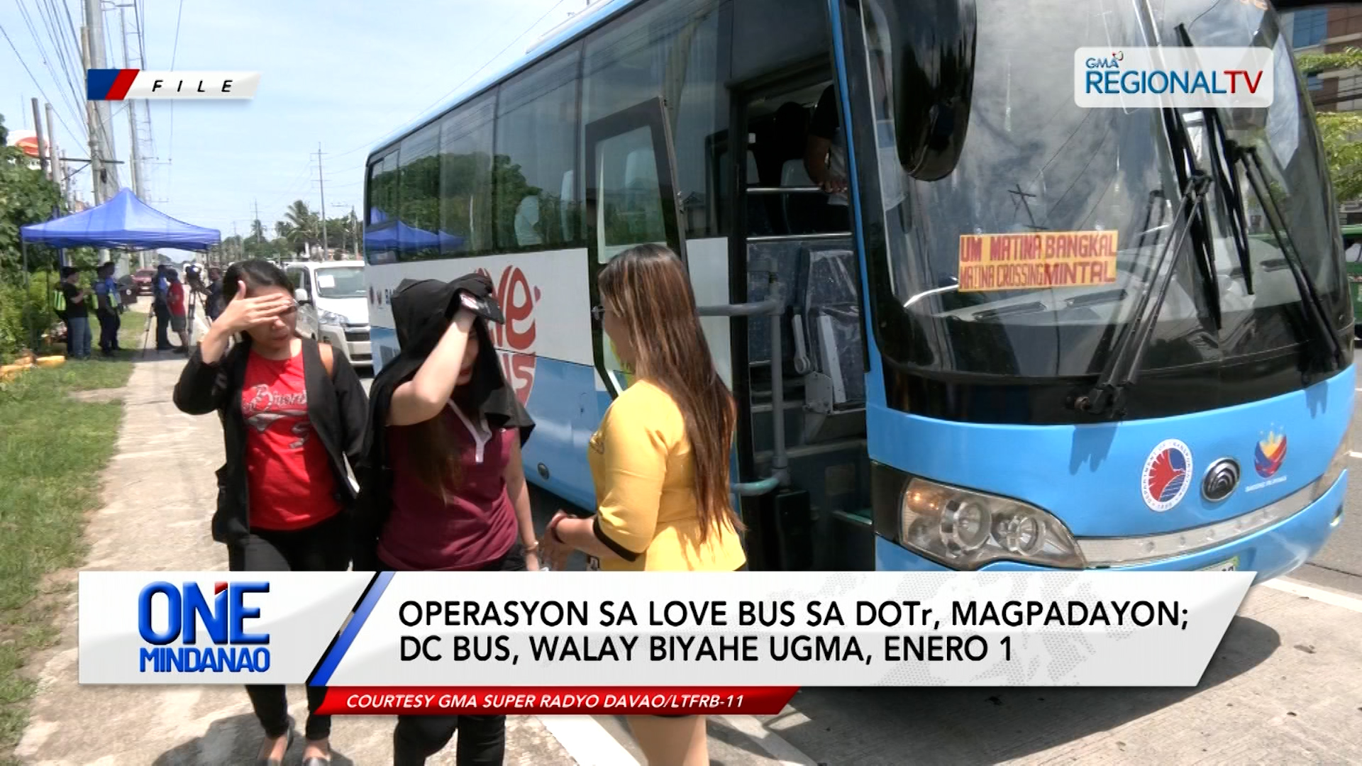 DC bus, walay biyahe ugma, Enero 1| One Mindanao