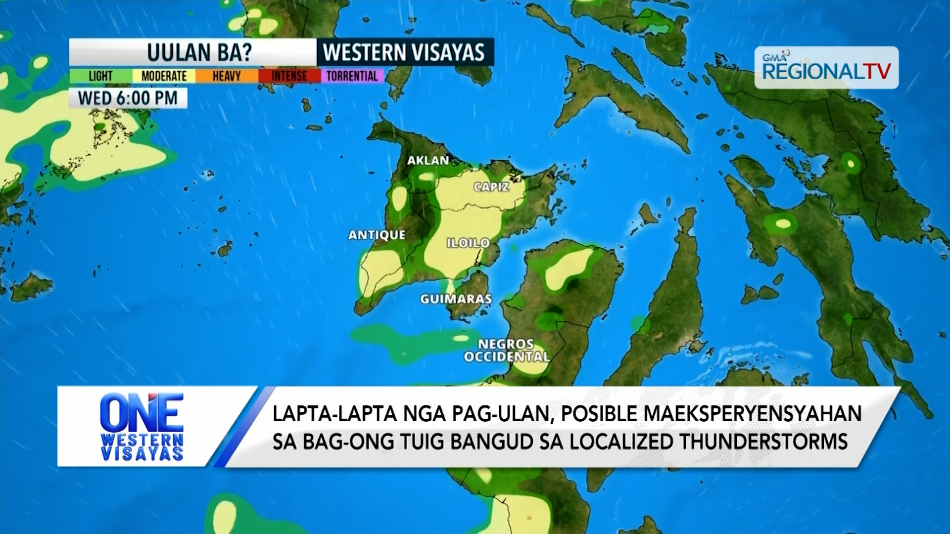 Lapta-lapta nga pag-ulan, posible maeksperyensyahan sa bag-ong tuig | One Western Visayas