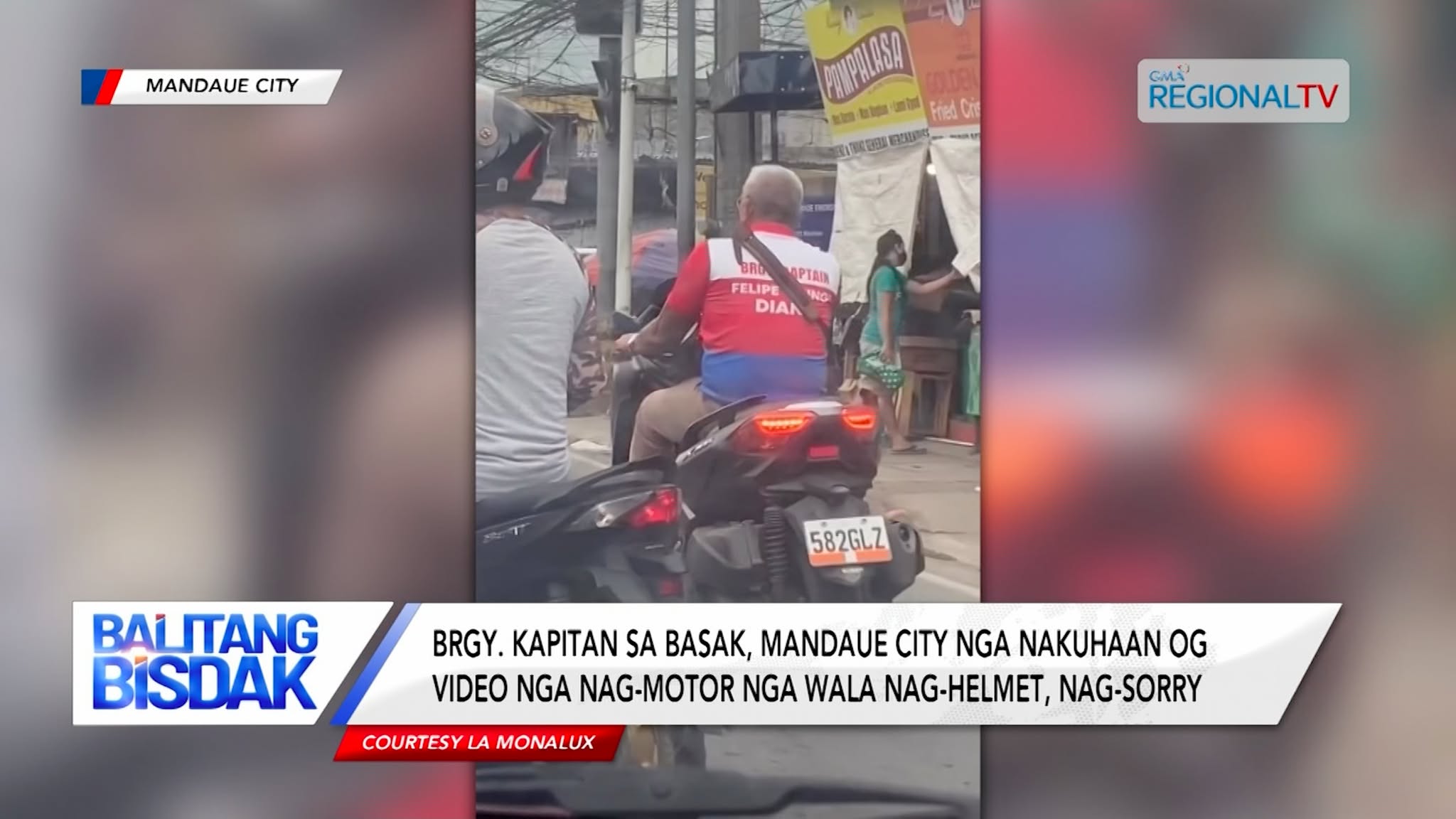 Brgy. Kapitan sa Basak, Mandaue City, Nagsakay sa Motor nga Wala Mag-Helmet | Balitang Bisdak