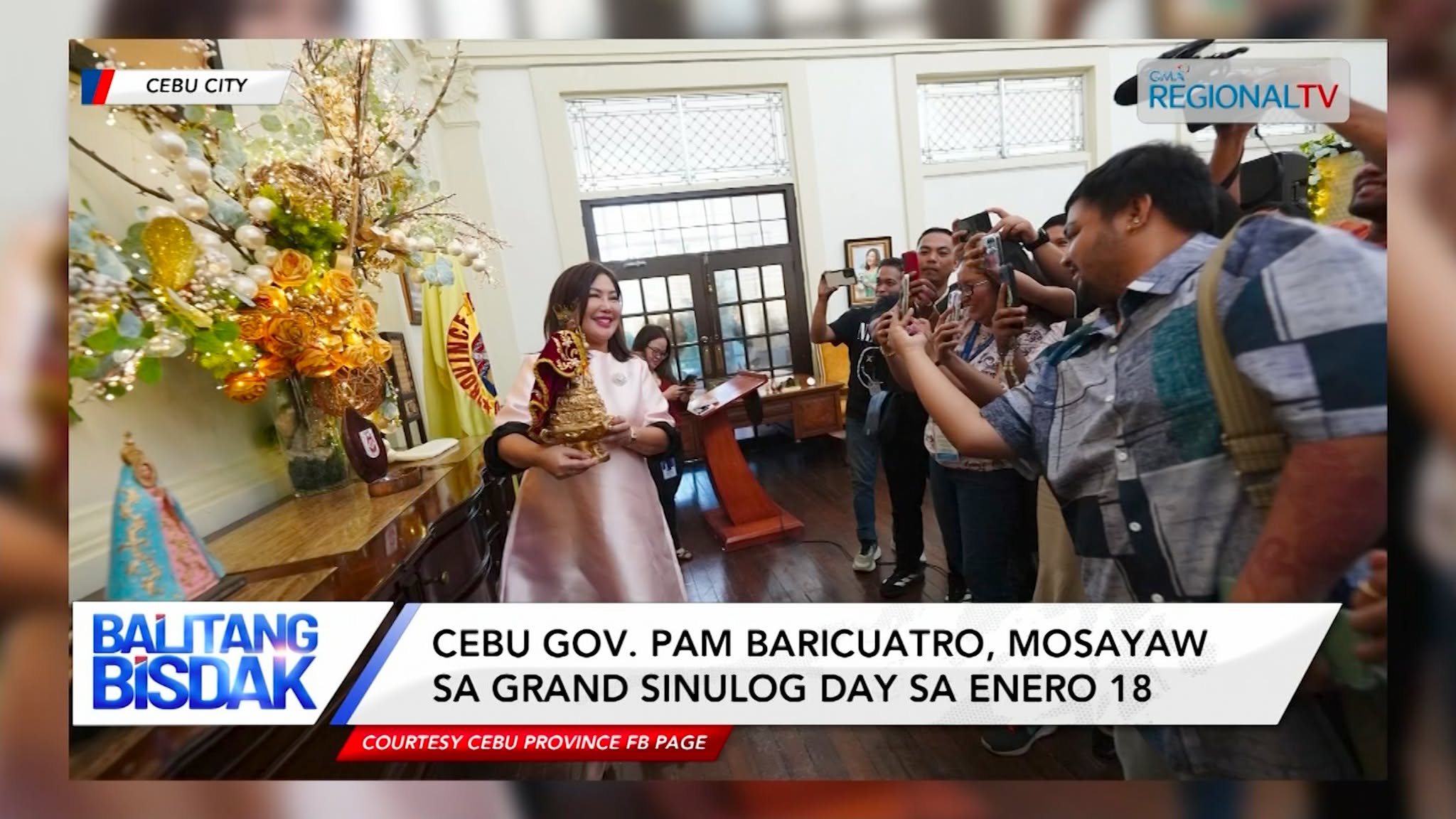 Cebu Gov. Pam Baricuatro, Mosayaw sa Sinulog Grand Day | Balitang Bisdak