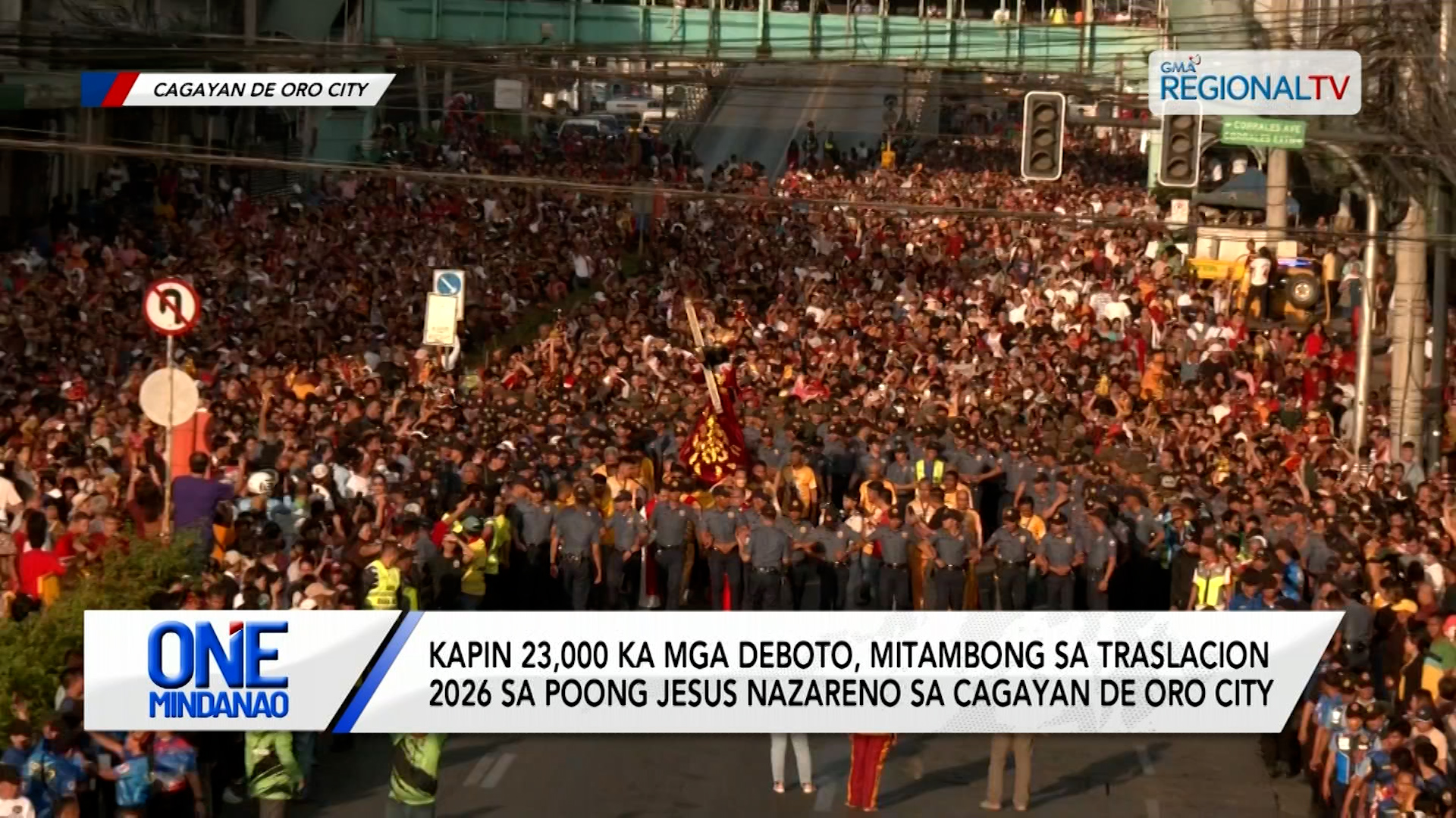 23,000 deboto, mitambong sa Traslacion 2026 | One Mindanao