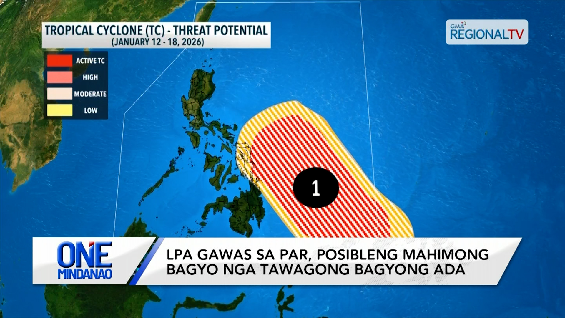 LPA gawas sa PAR, posibleng mahimong bagyo | One Mindanao