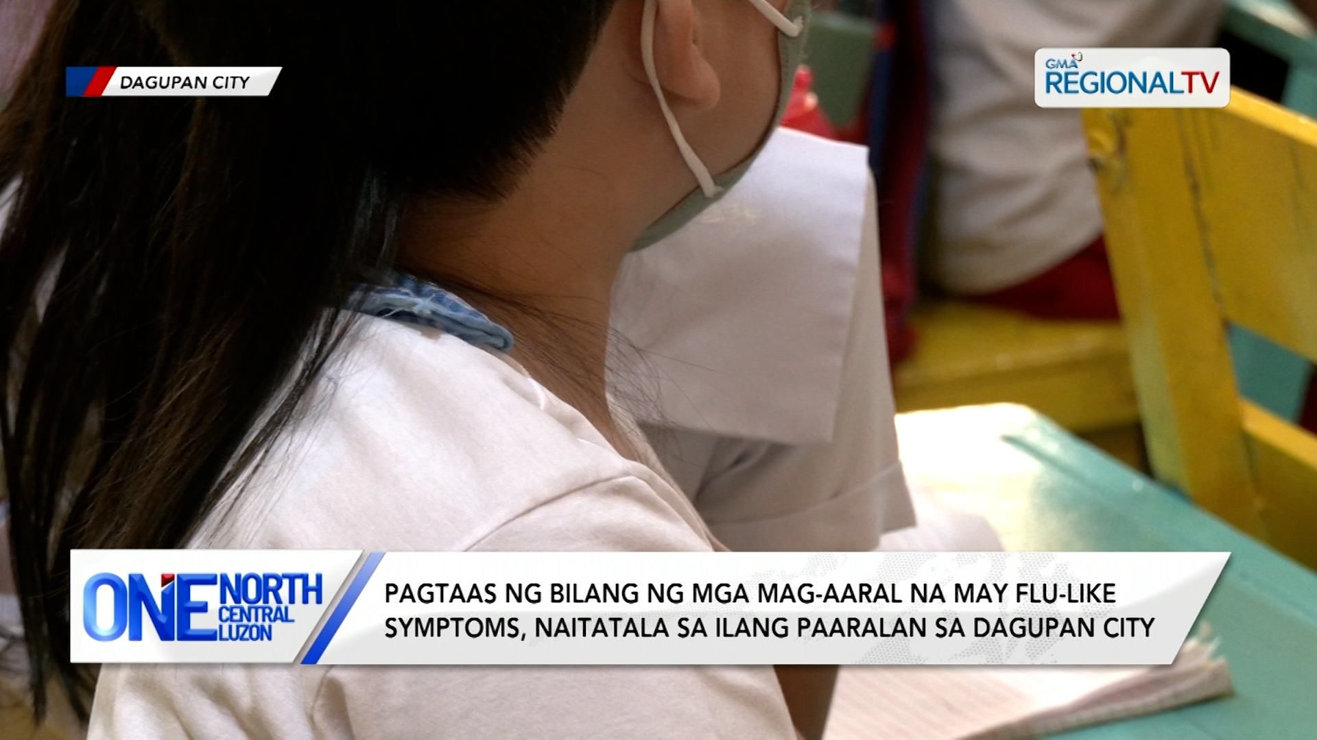 Pagtaas ng bilang ng mga mag-aaral na may flu-like symptoms, naitatala | One North Central Luzon