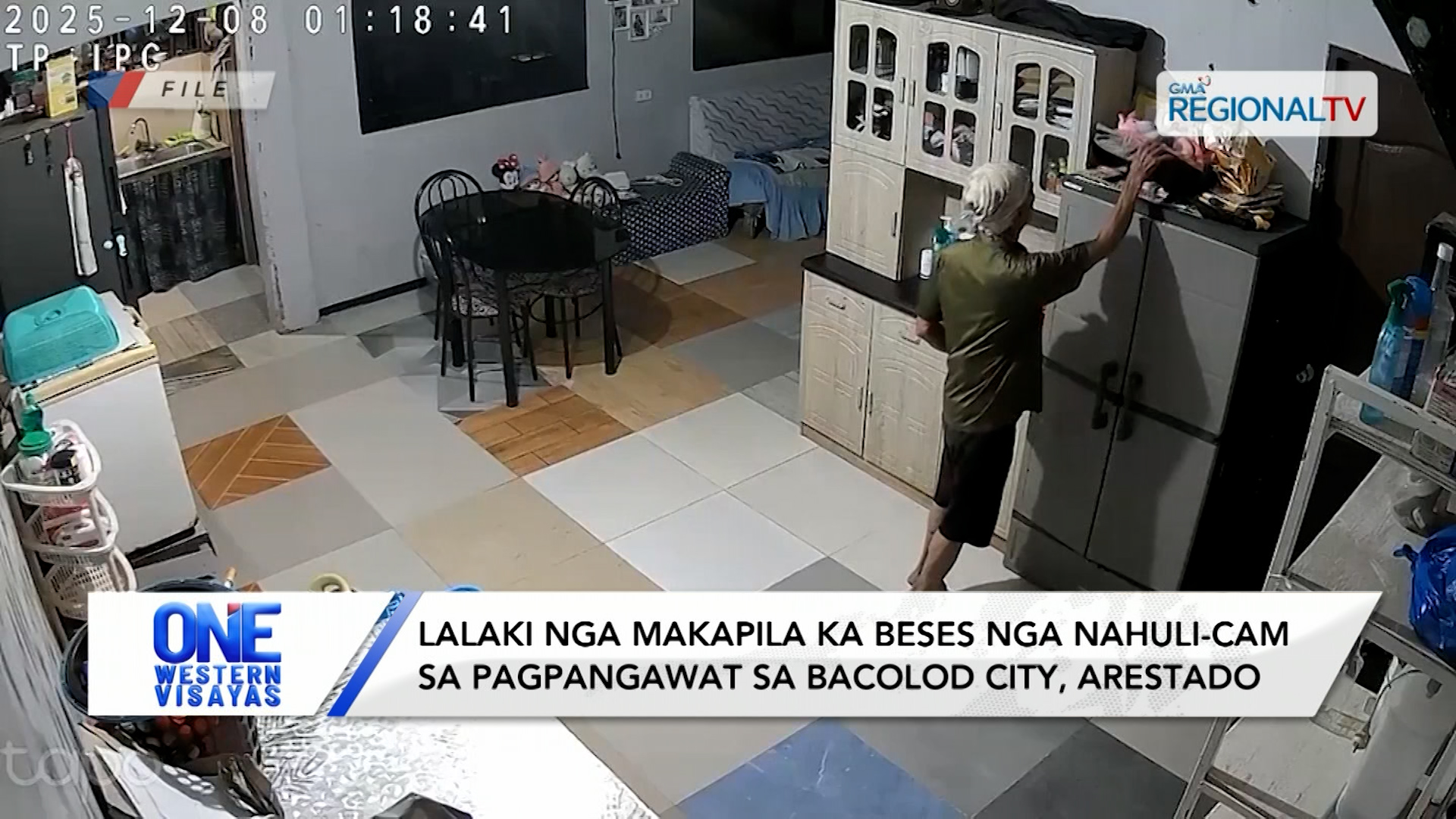 Lalaki nga nahuli-cam sa pagpangawat sa Bacolod City, arestado | One Western Visayas