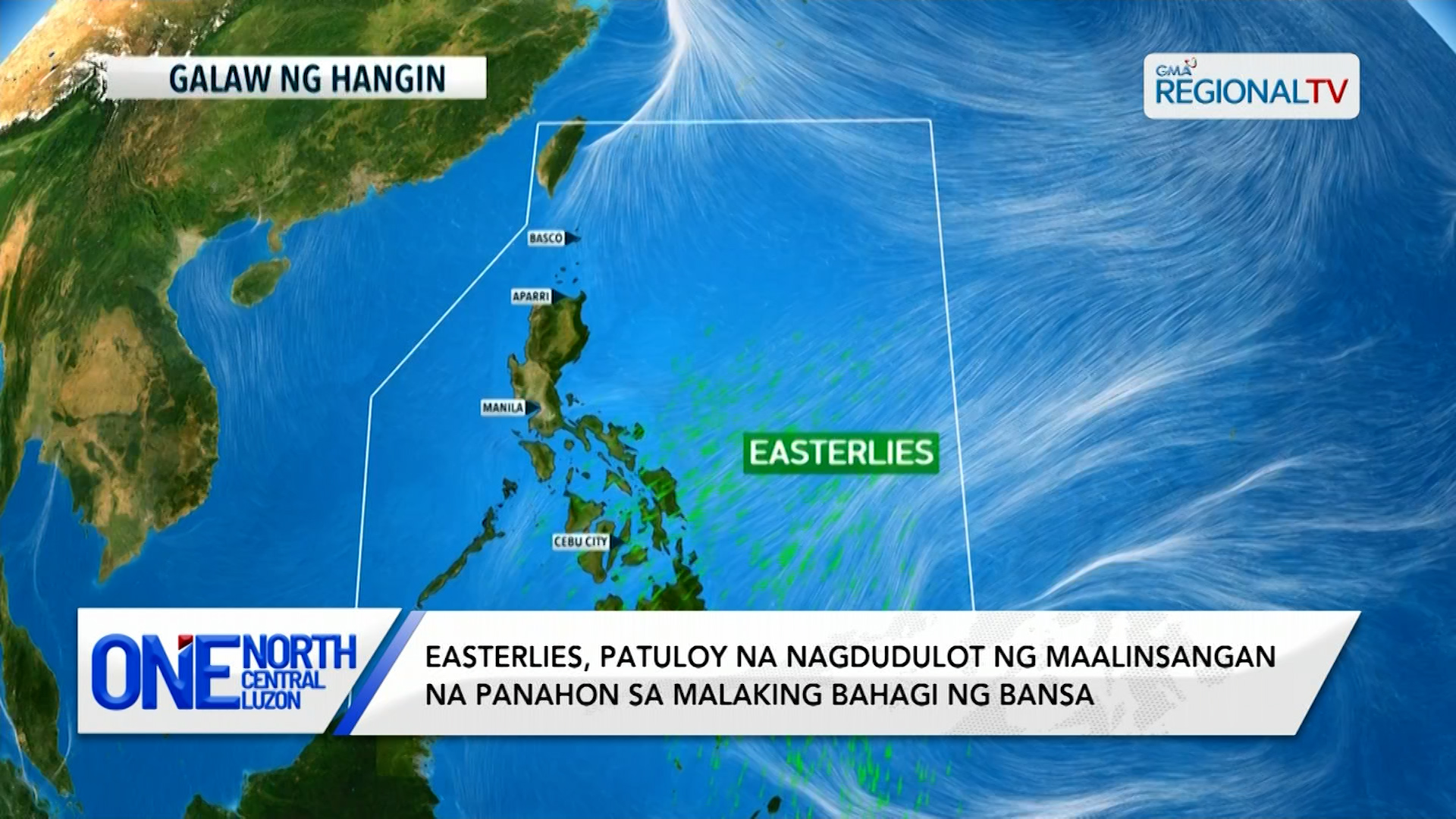 Easterlies, patuloy na nagdudulot ng maalinsangan na panahon sa bansa | One North Central Luzon