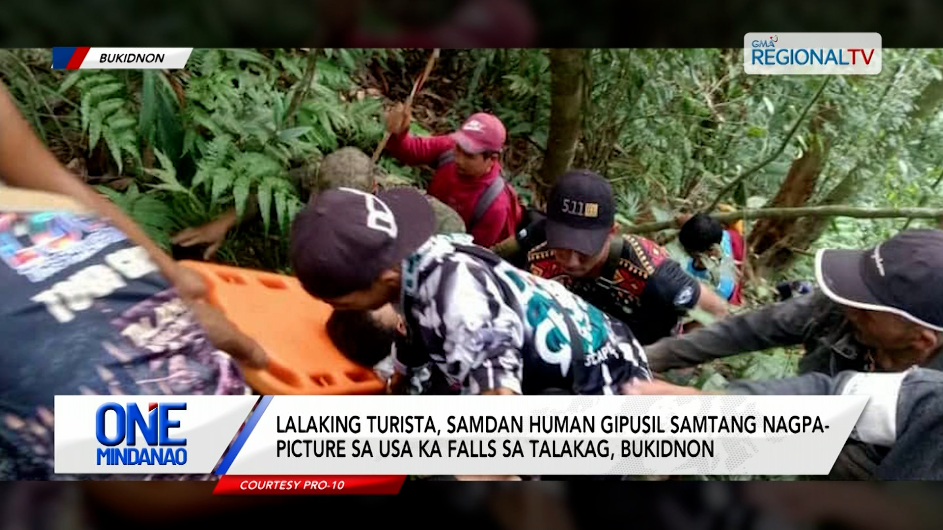 Lalaking turista, samdan human gipusil samtang nagpa-picture sa usa ka falls | One Mindanao